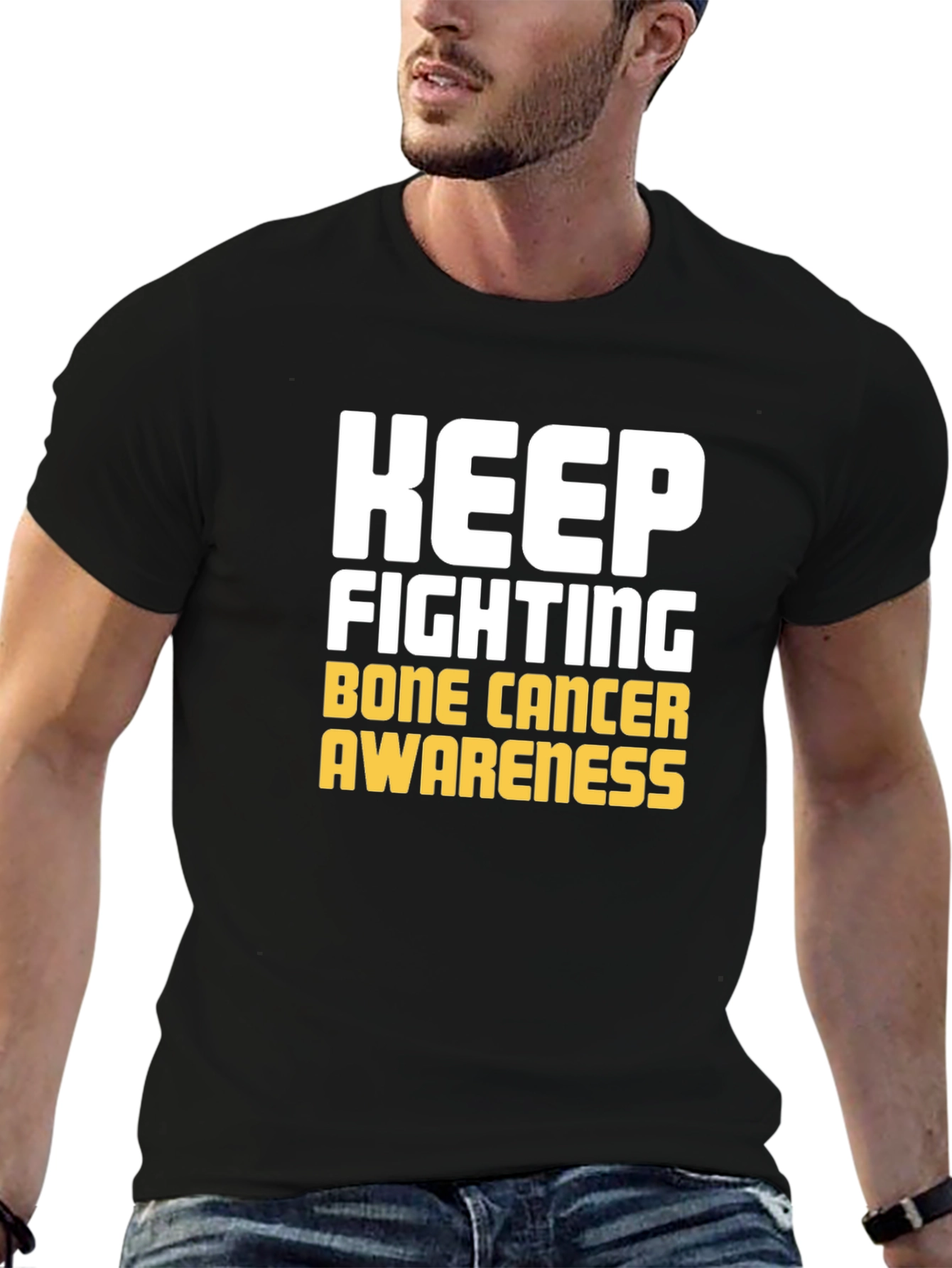 Keep Fighting Bone Cancer Awareness T-Shirt