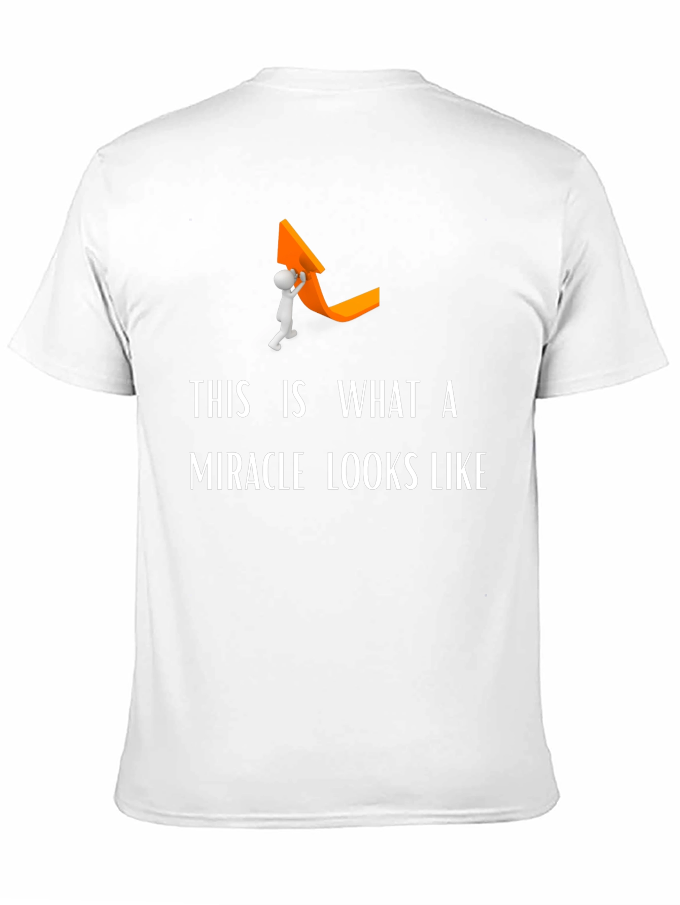 Miracle Graphic Tee - Funny Uplift Arrow T-Shirt