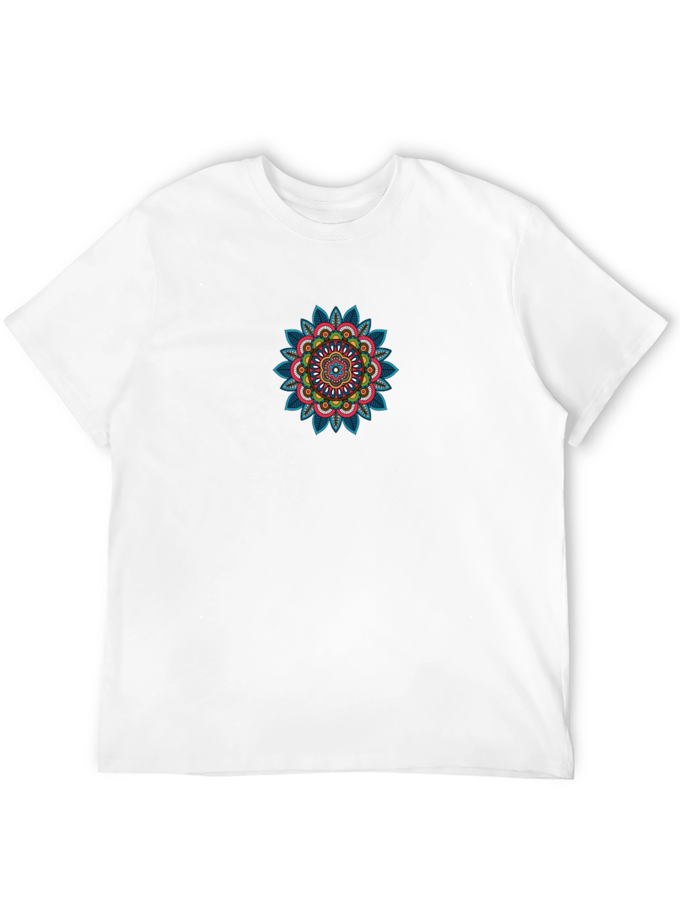 Mandala Print Black T-Shirt - Stylish & Unique