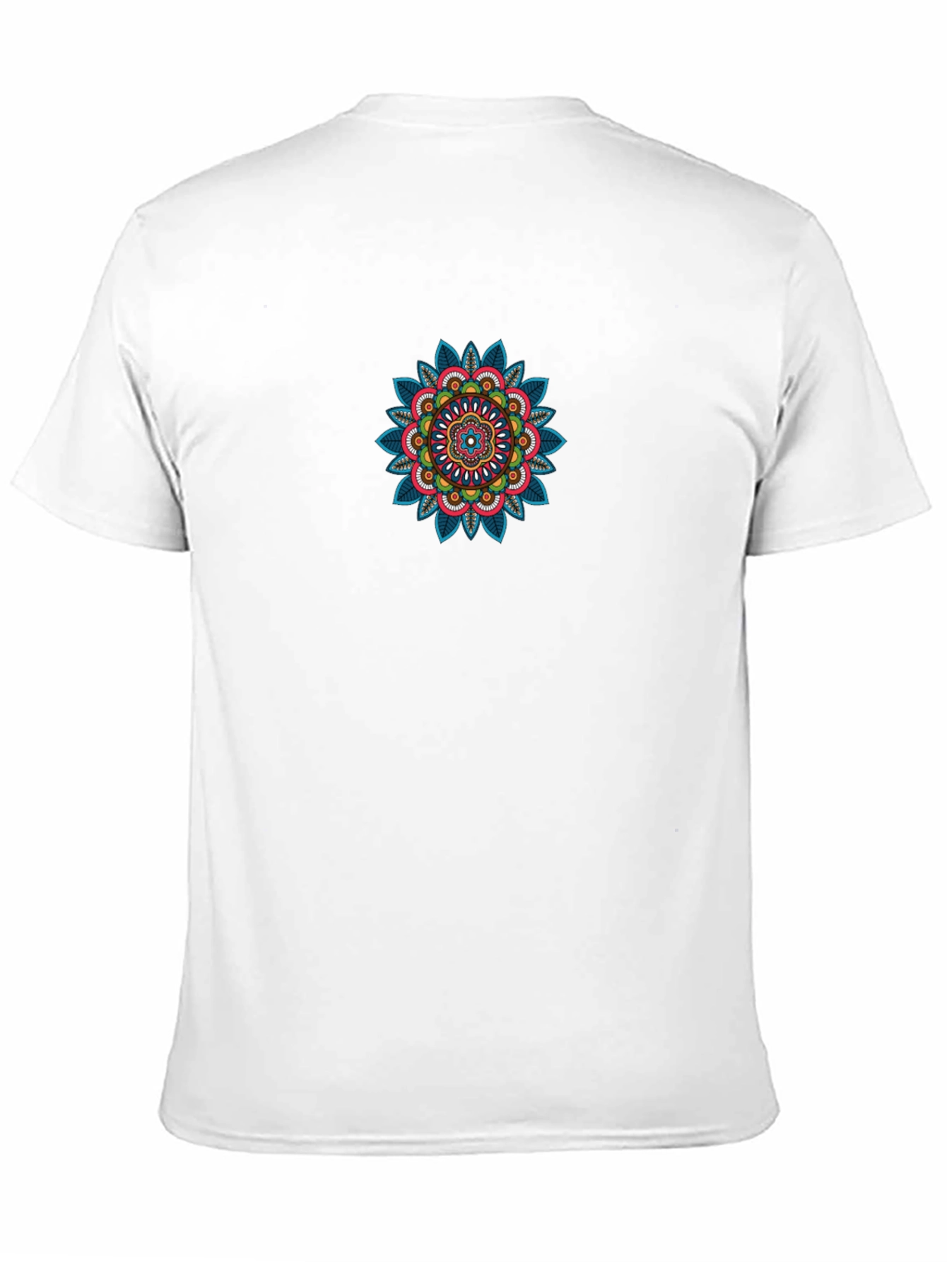 Mandala Print Black T-Shirt - Stylish & Unique