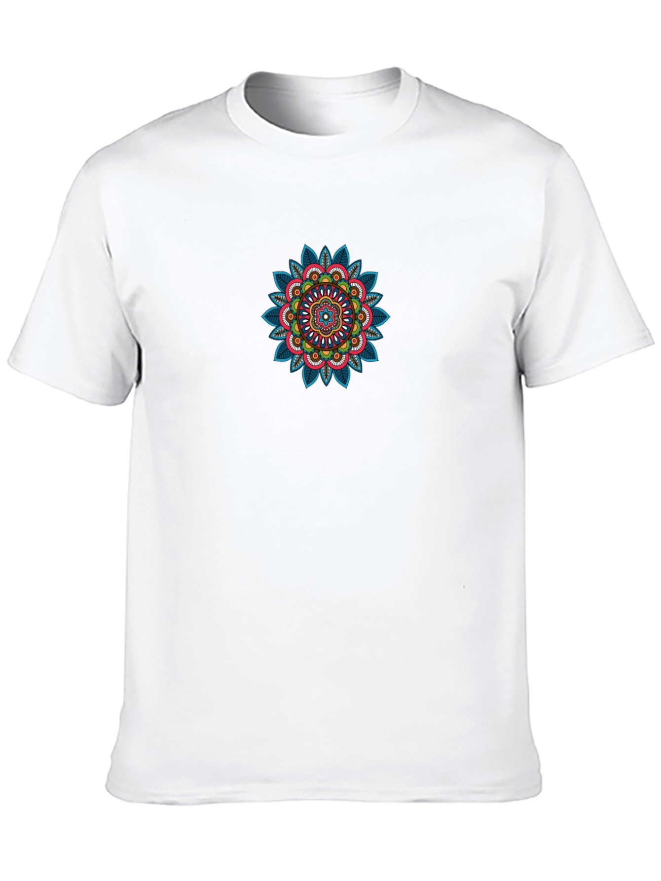 Mandala Print Black T-Shirt - Stylish & Unique