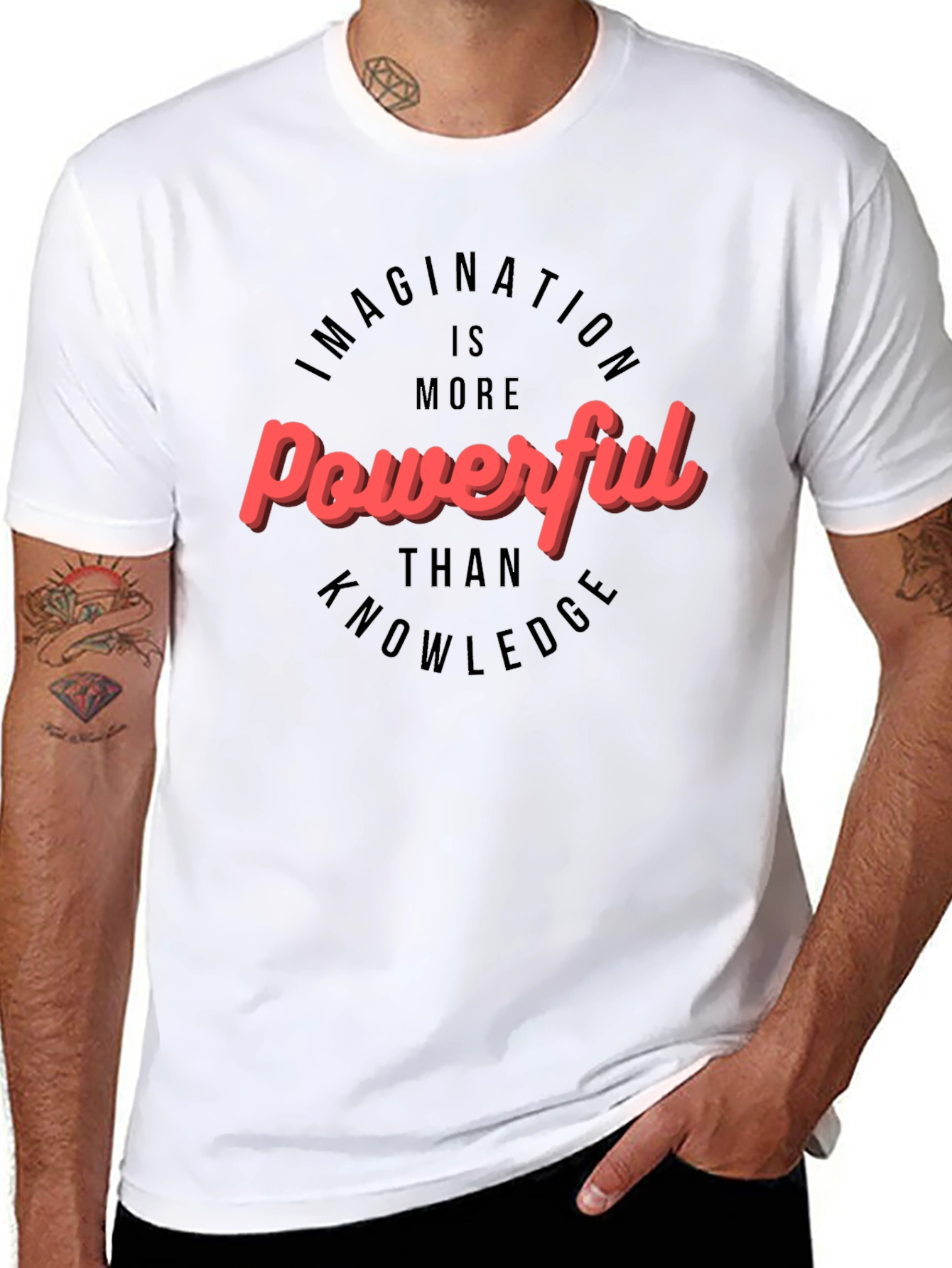 Powerful Imagination Crew Neck T-Shirt
