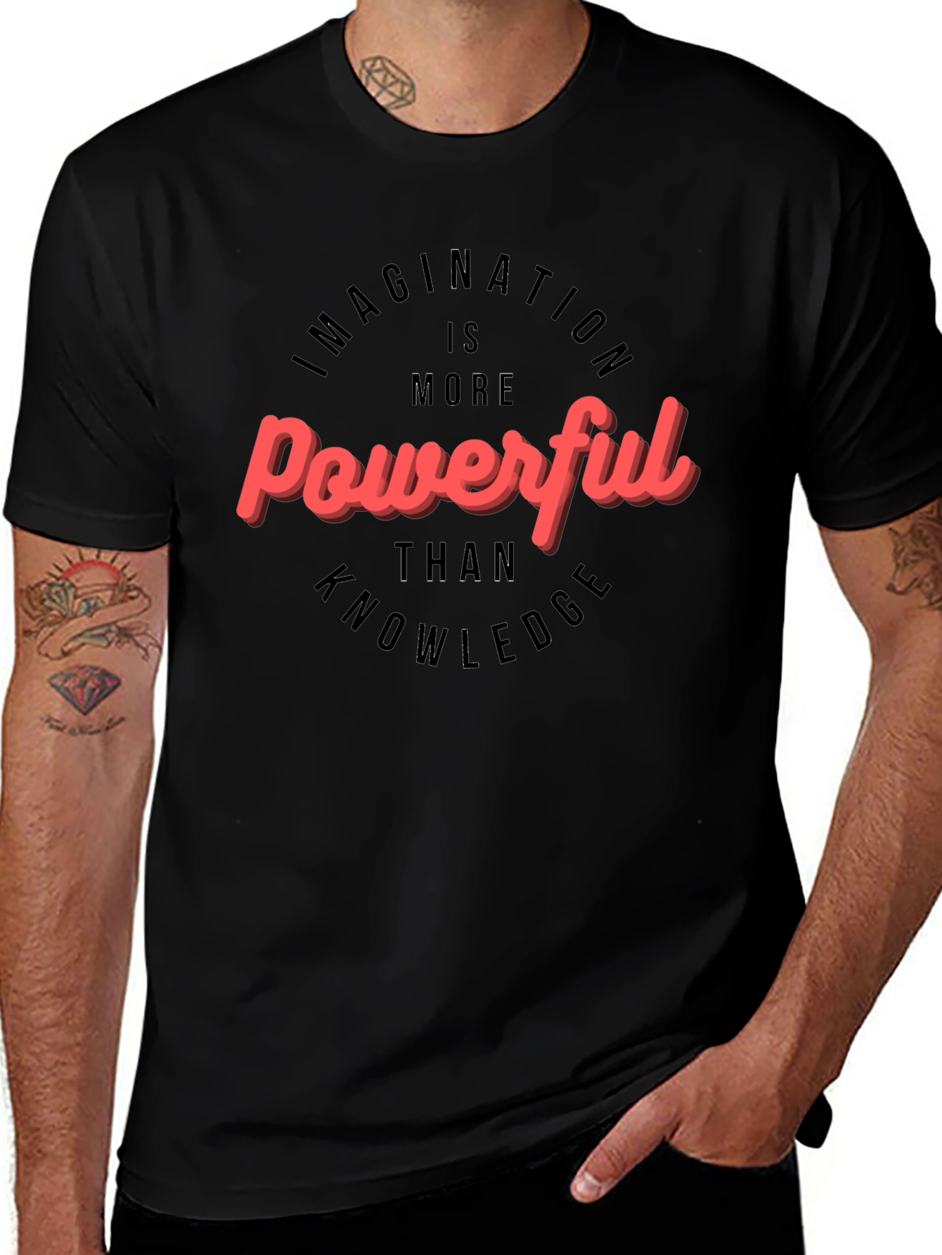 Powerful Imagination Crew Neck T-Shirt
