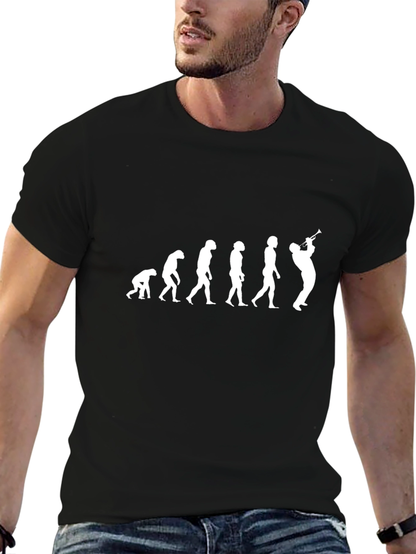 Evolution of Music T-Shirt - Humorous Musician Tee