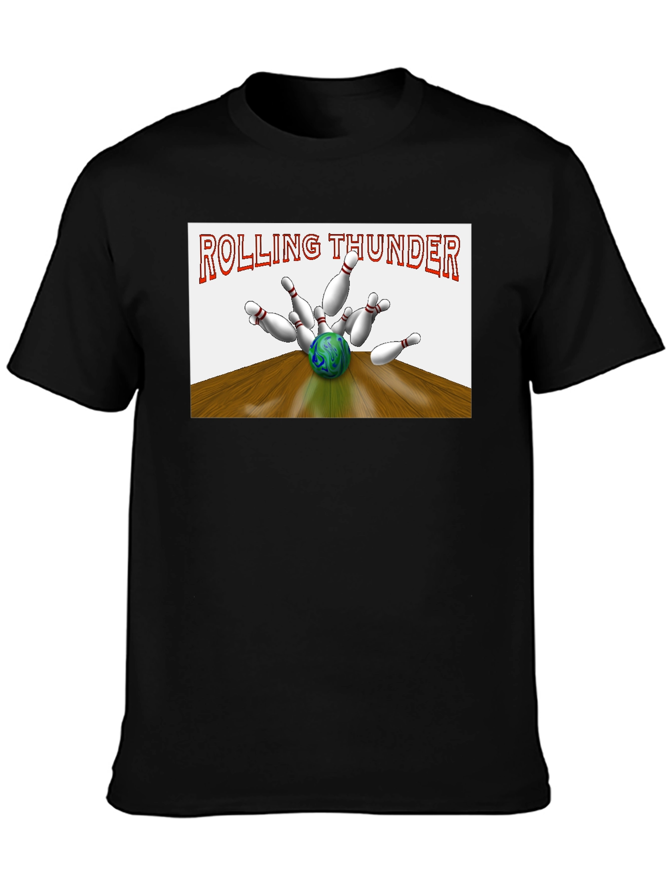 Rolling Thunder Bowling Strike Graphic Tee
