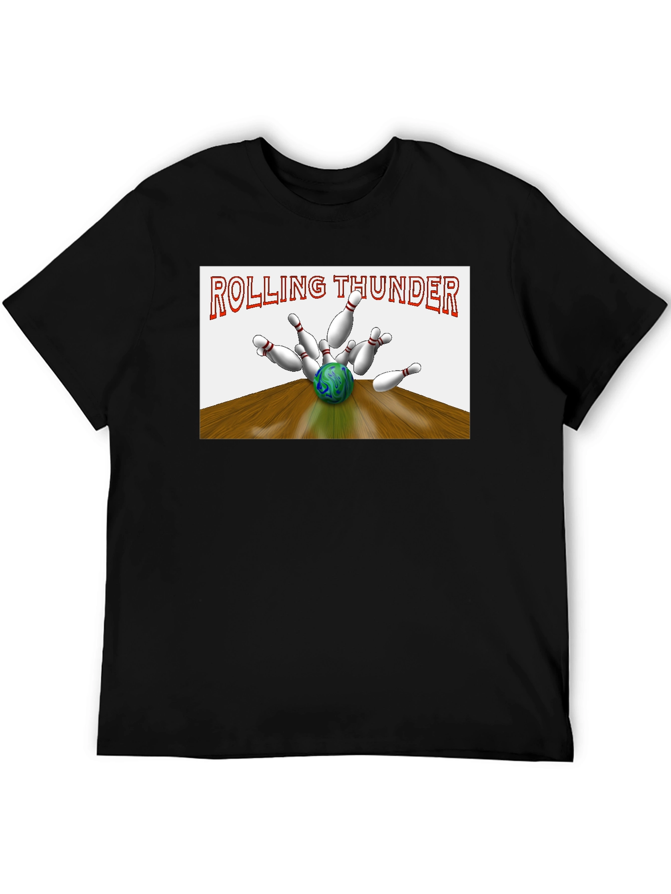 Rolling Thunder Bowling Strike Graphic Tee