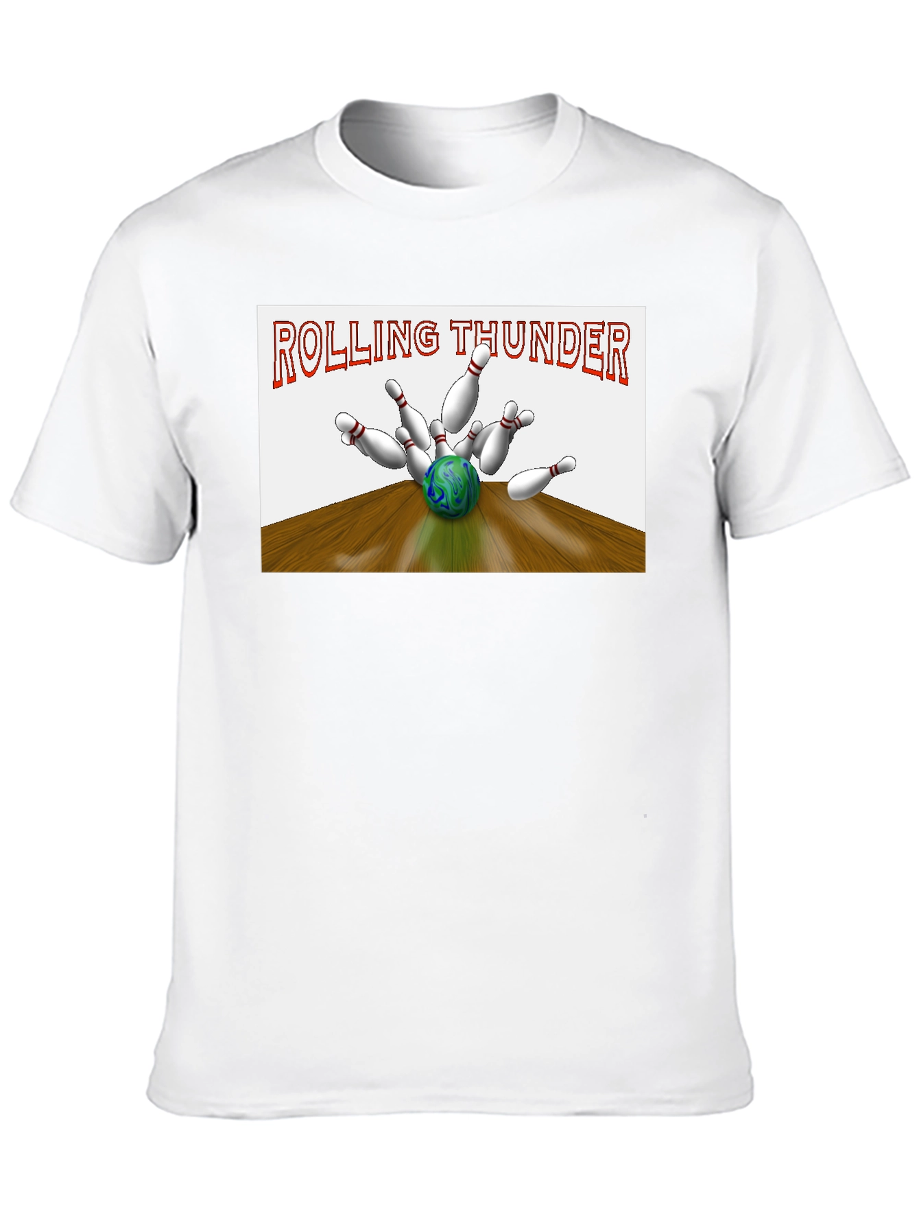 Rolling Thunder Bowling Strike Graphic Tee