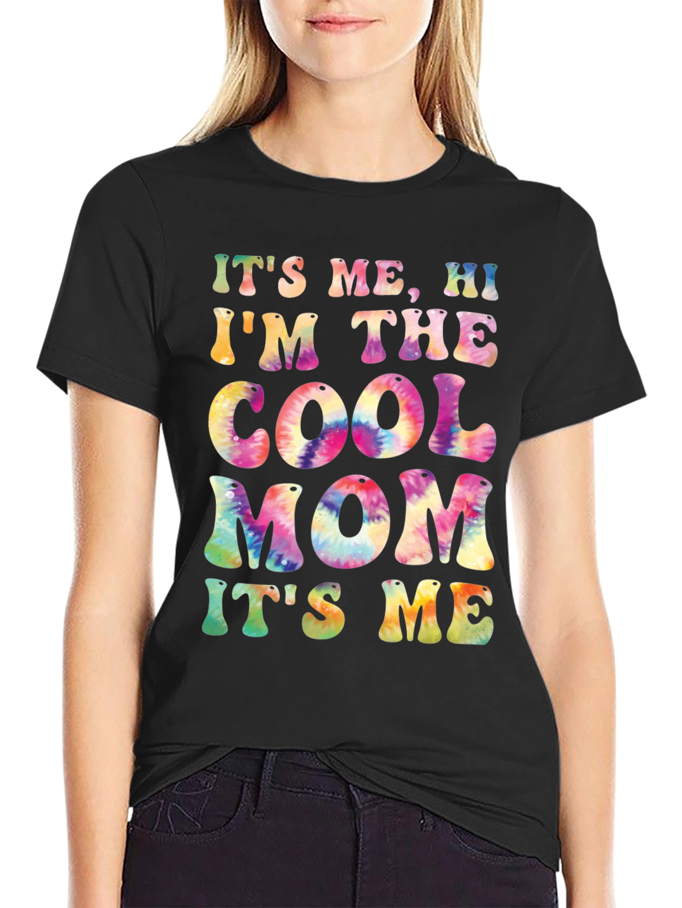 Cool Mom Tie-Dye Graphic T-Shirt