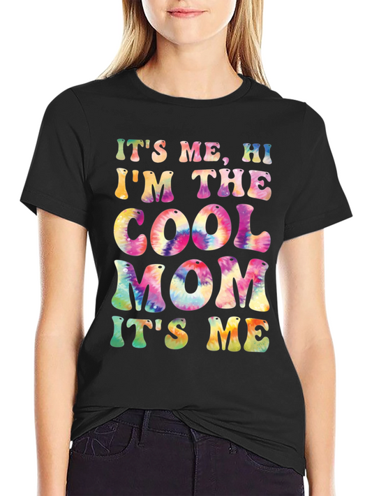 Cool Mom Tie-Dye Graphic T-Shirt