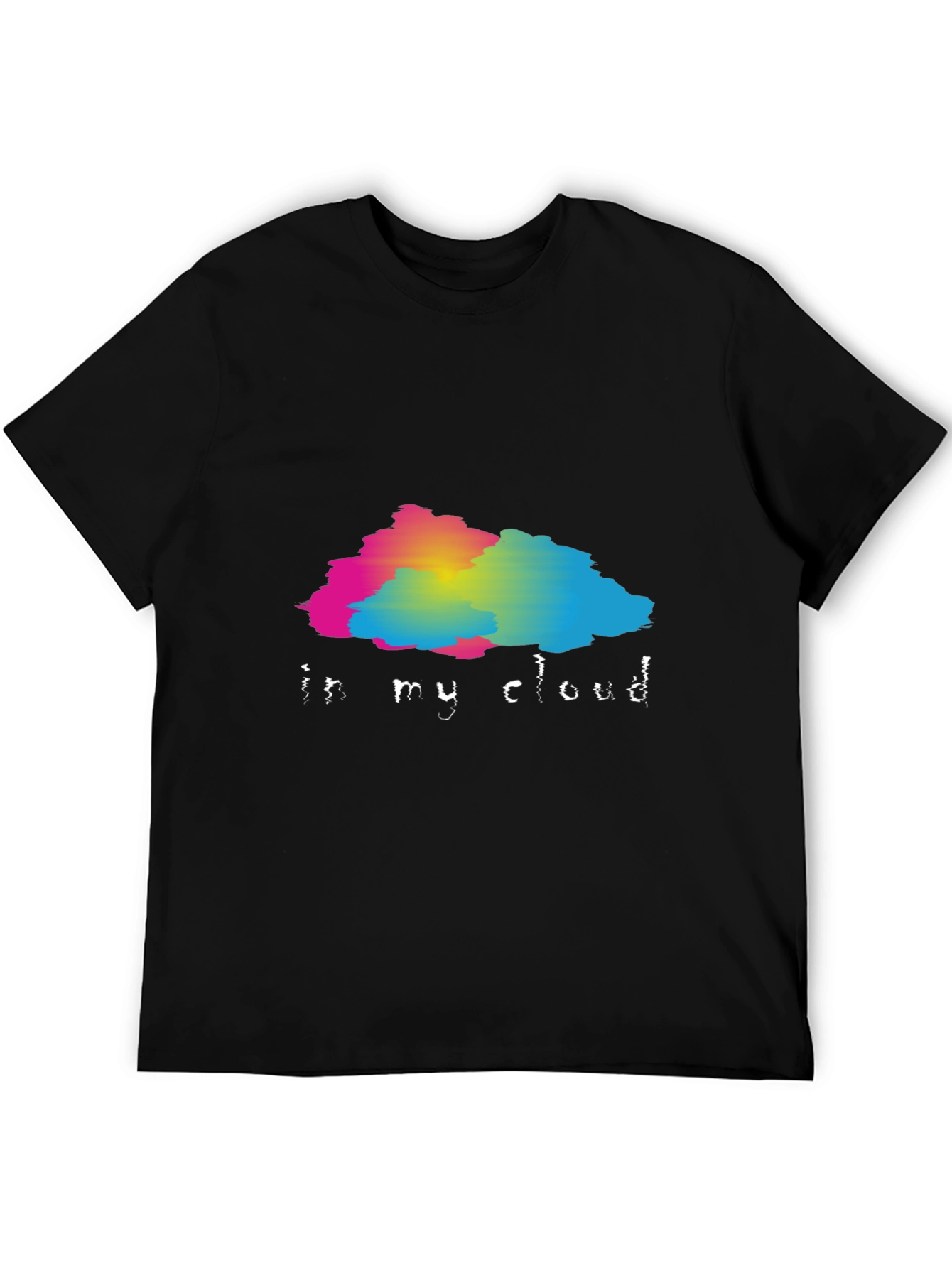 In My Cloud Graphic Black T-Shirt