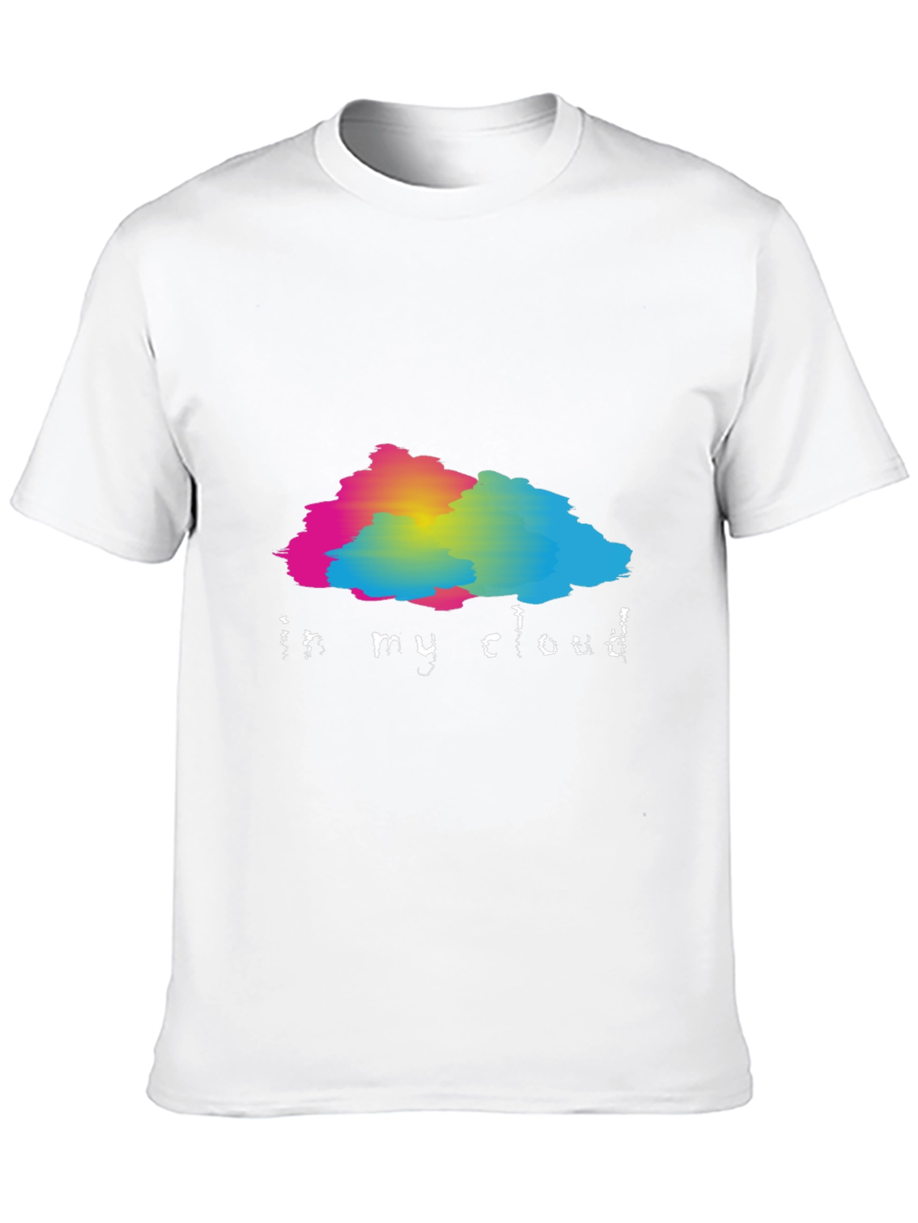 In My Cloud Graphic Black T-Shirt
