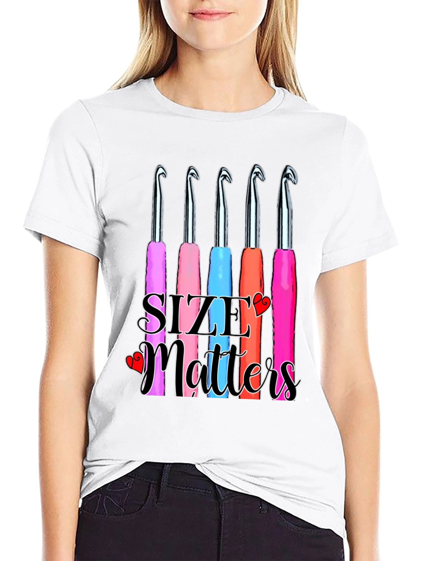 Size Matters Crochet Hook T-Shirt