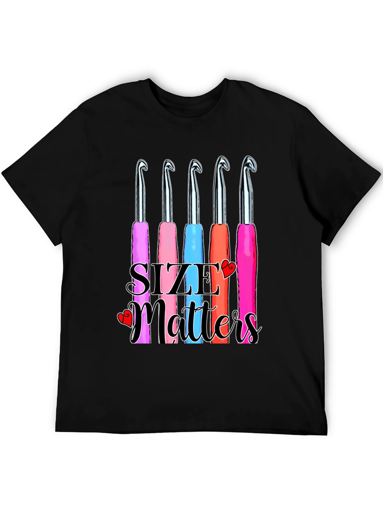 Size Matters Crochet Hook T-Shirt