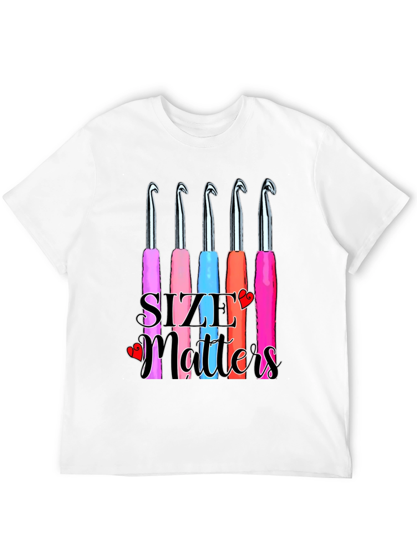 Size Matters Crochet Hook T-Shirt
