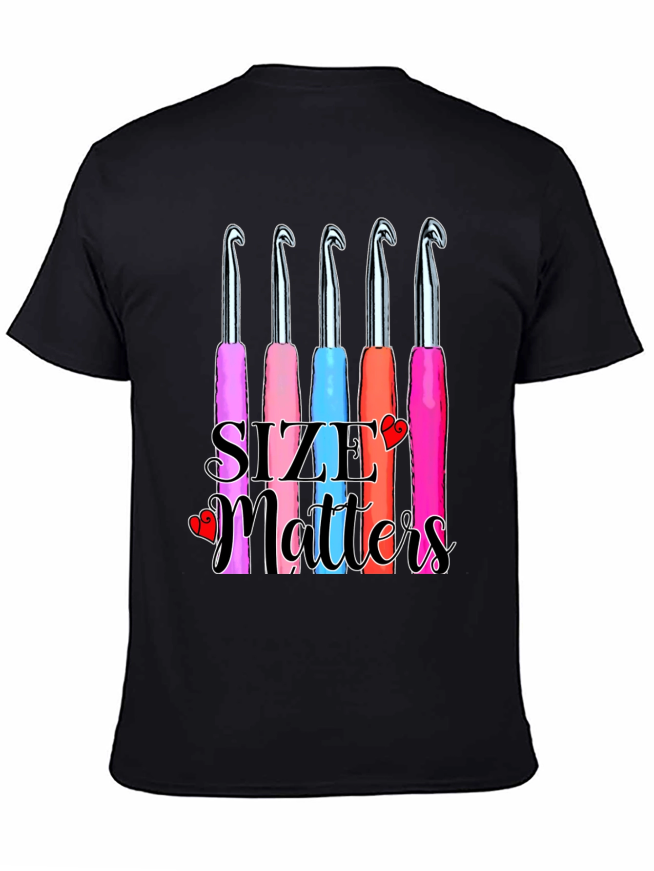 Size Matters Crochet Hook T-Shirt