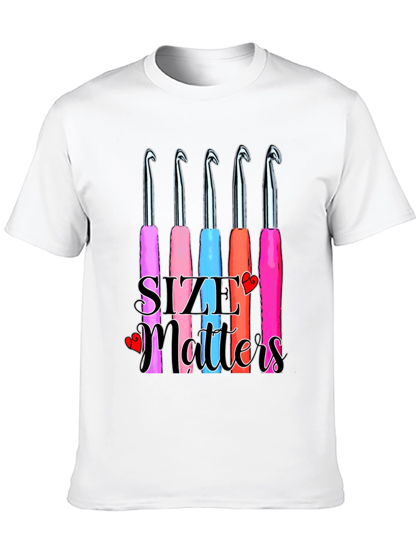 Size Matters Crochet Hook T-Shirt
