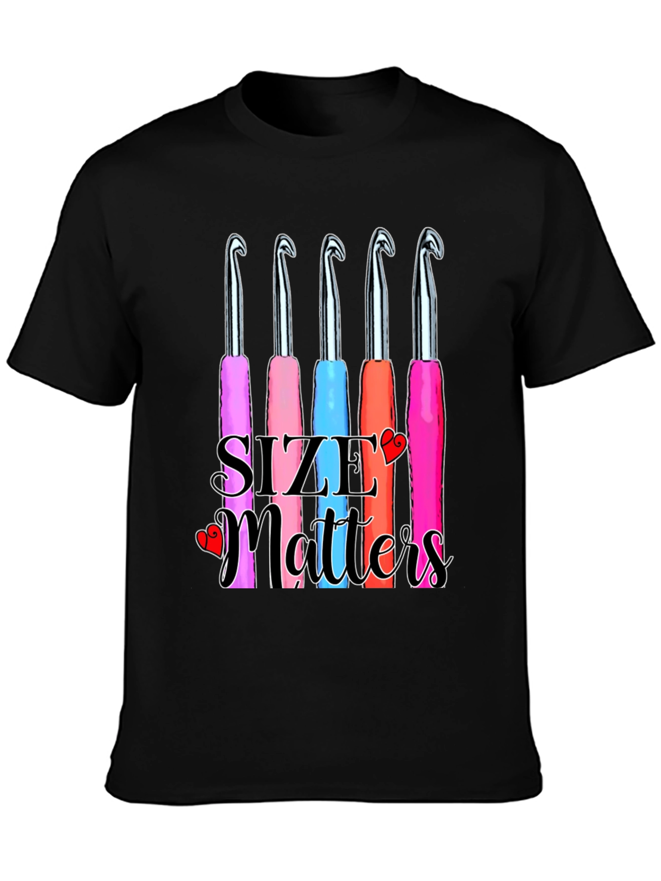 Size Matters Crochet Hook T-Shirt