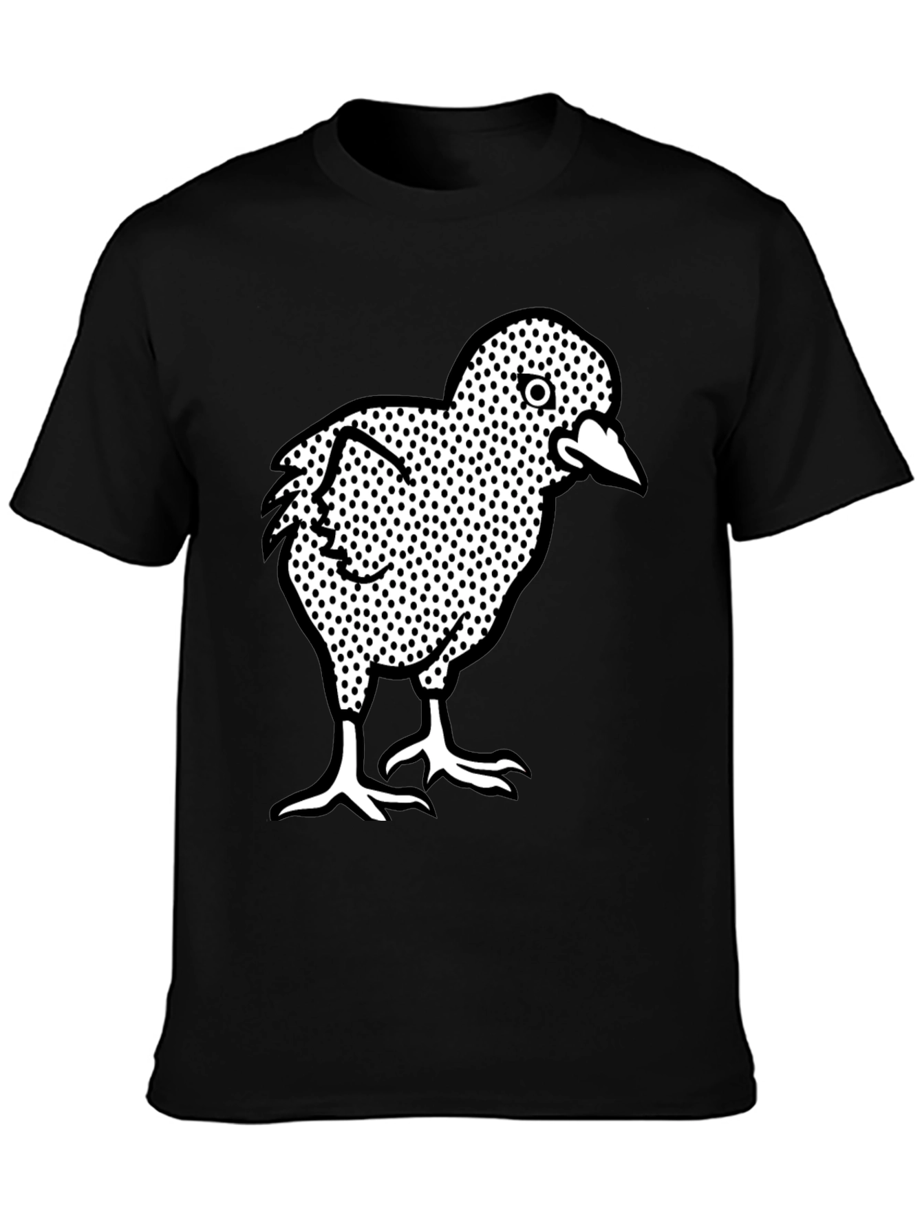 Cool Chicken Graphic Tee - Black