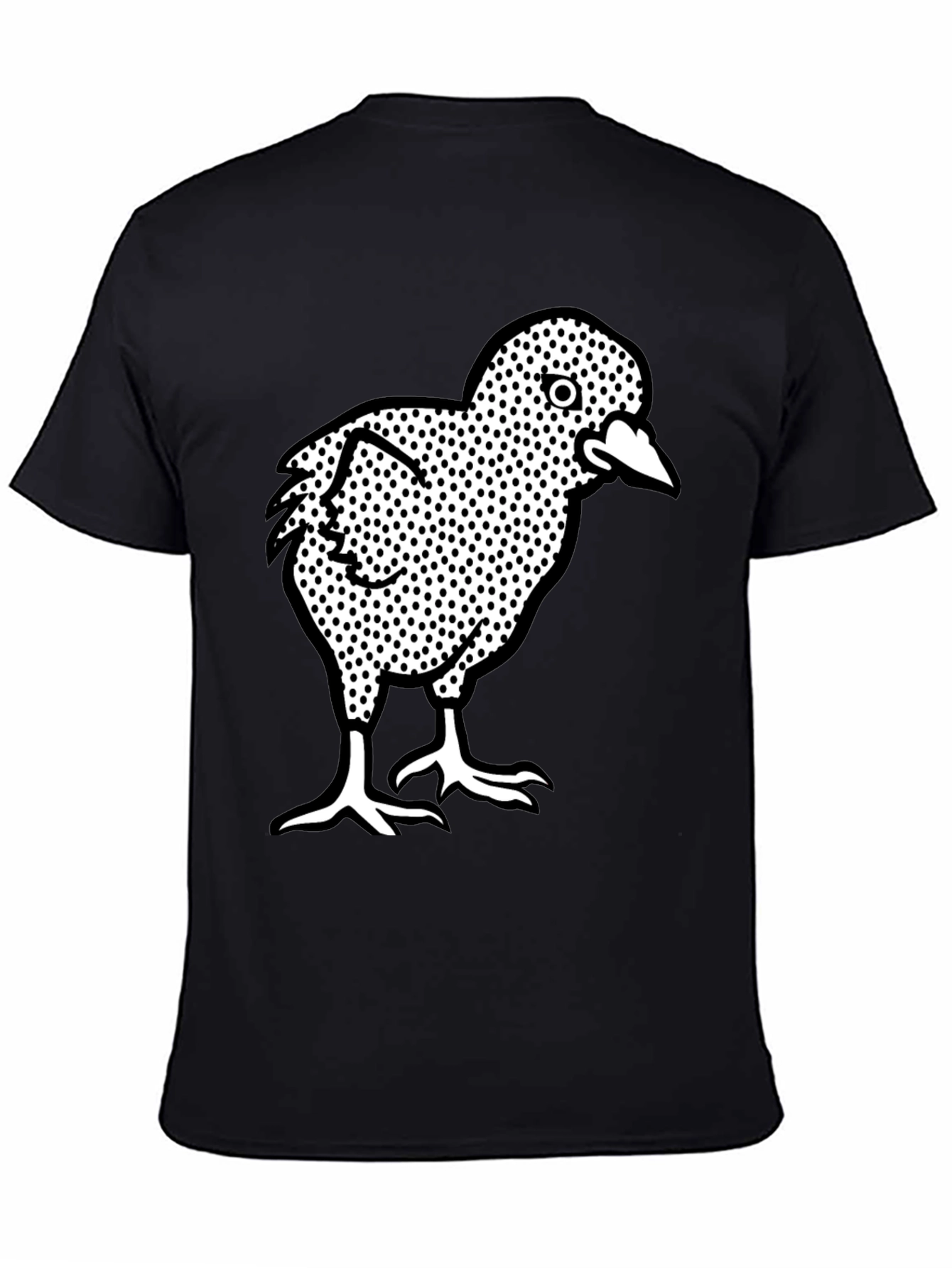 Cool Chicken Graphic Tee - Black