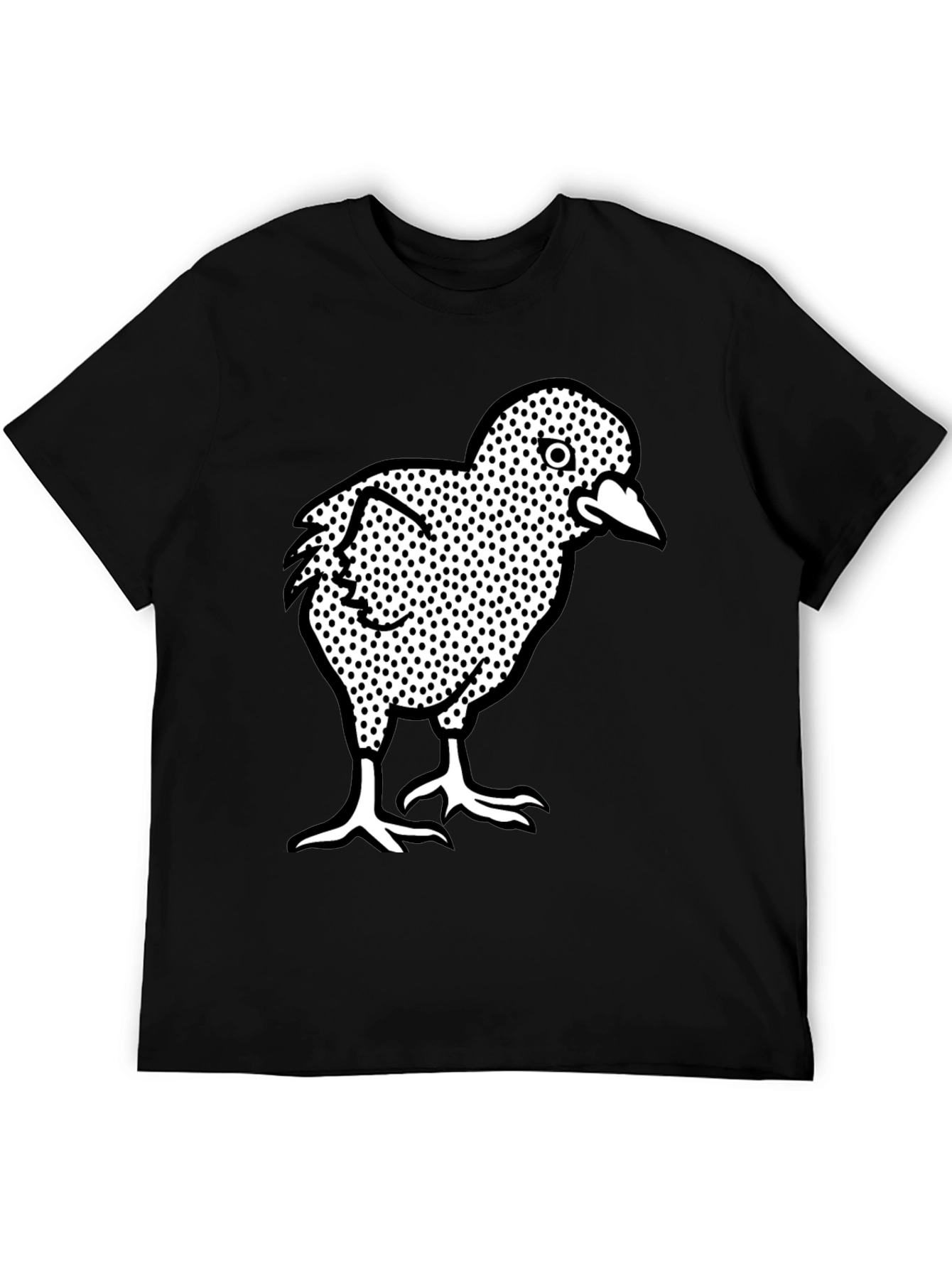Cool Chicken Graphic Tee - Black
