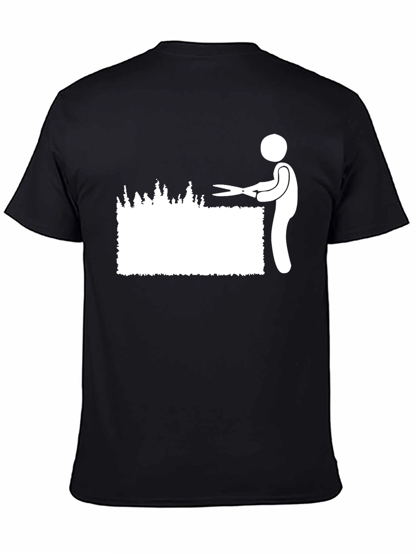 Gardener Stick Figure Humor T-Shirt