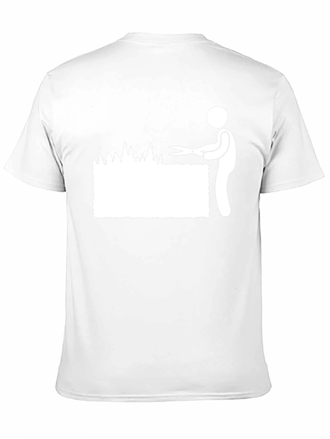 Gardener Stick Figure Humor T-Shirt