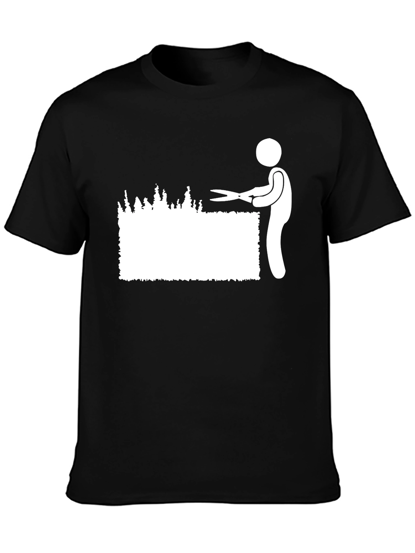 Gardener Stick Figure Humor T-Shirt