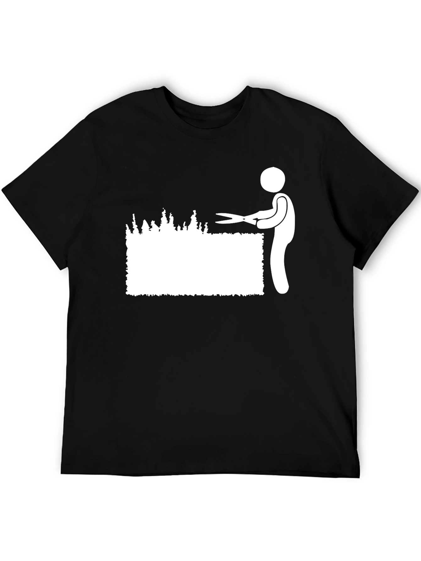 Gardener Stick Figure Humor T-Shirt
