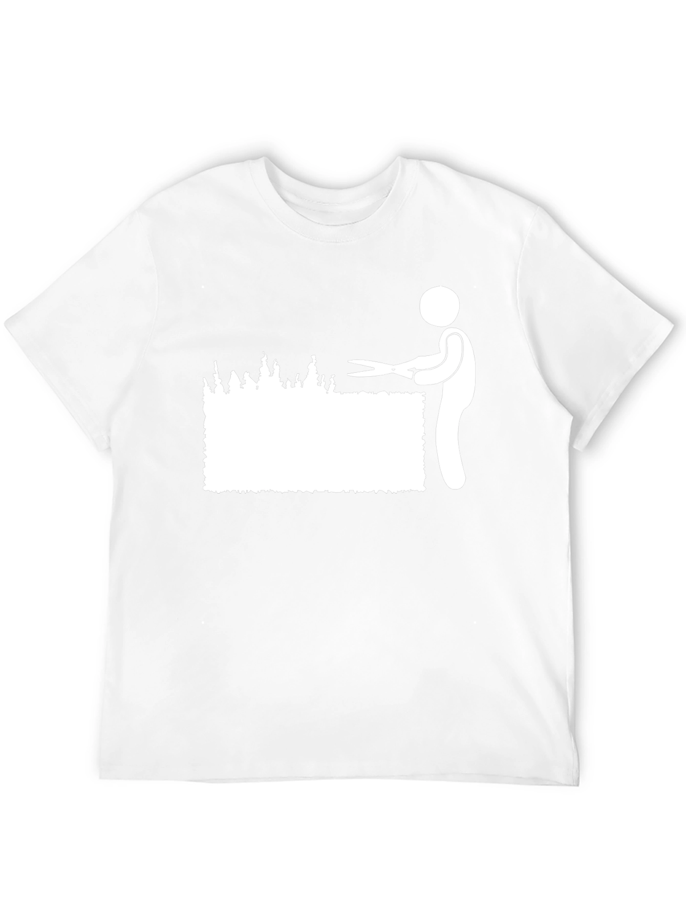 Gardener Stick Figure Humor T-Shirt