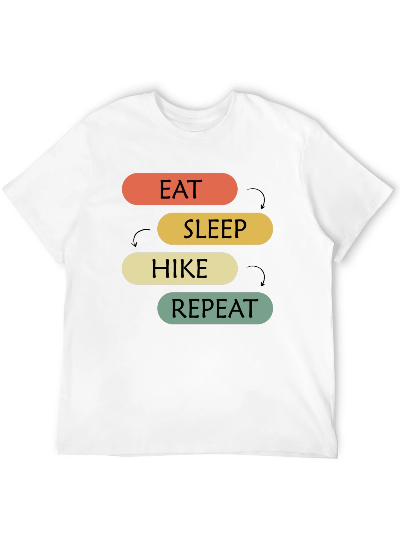 Eat Sleep Hike Repeat Graphic T-Shirt
