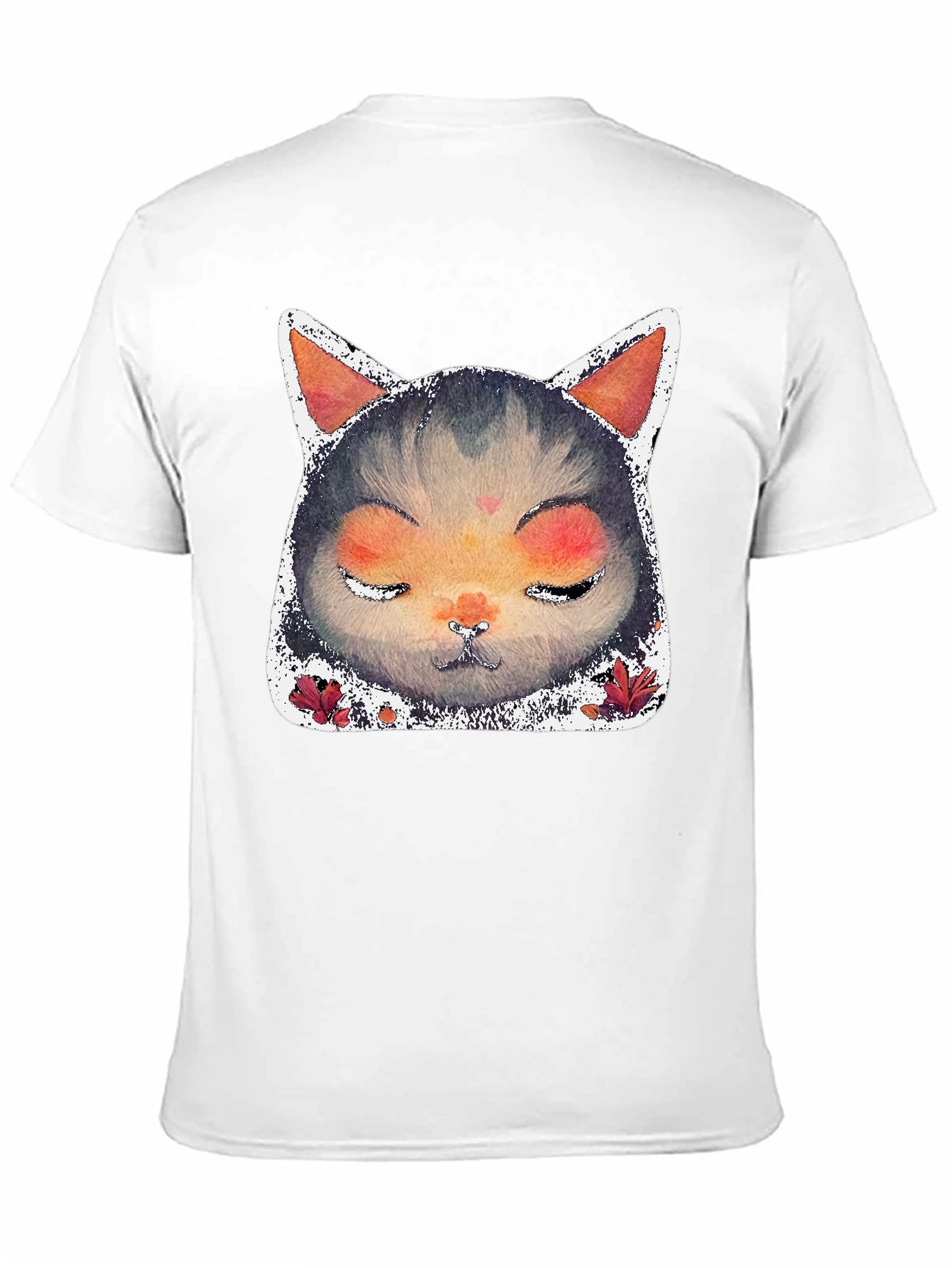 Zen Cat Graphic Tee - Unisex Black T-Shirt