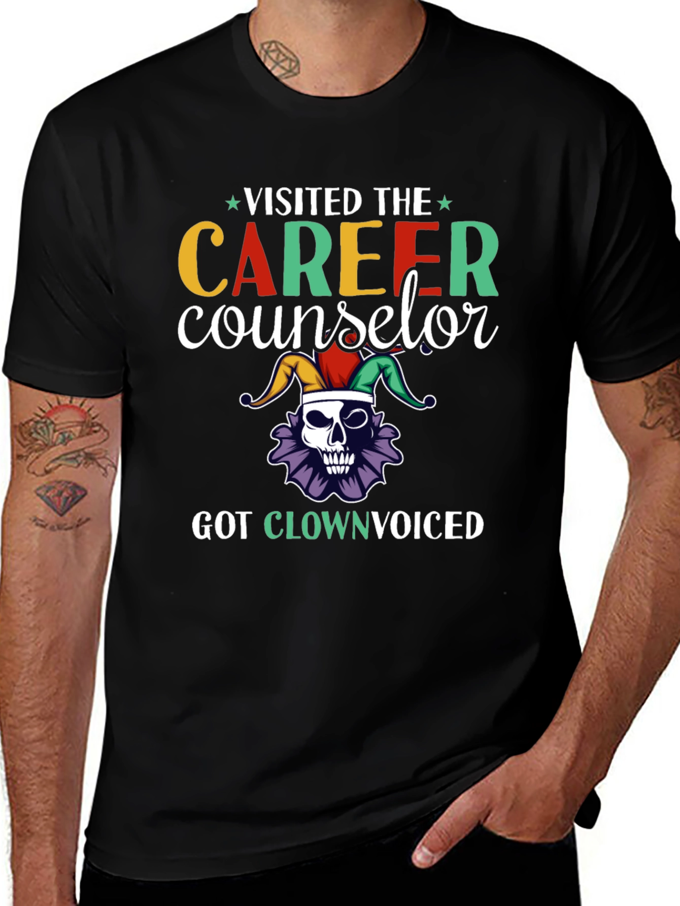 Career Counselor T-Shirt: Got Clownvoiced!