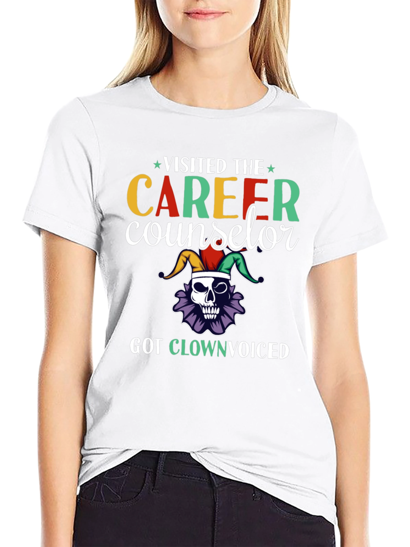 Career Counselor T-Shirt: Got Clownvoiced!