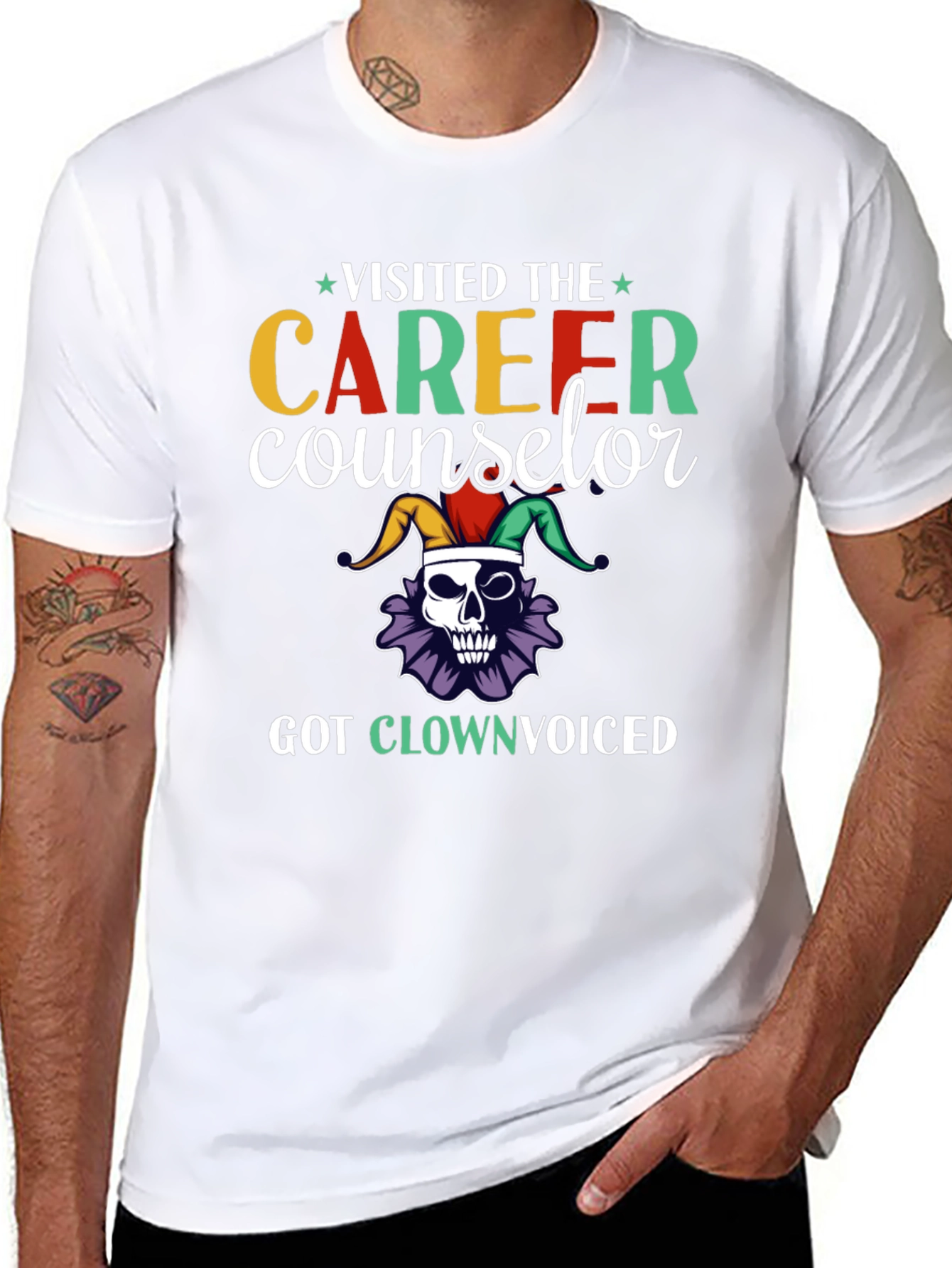 Career Counselor T-Shirt: Got Clownvoiced!
