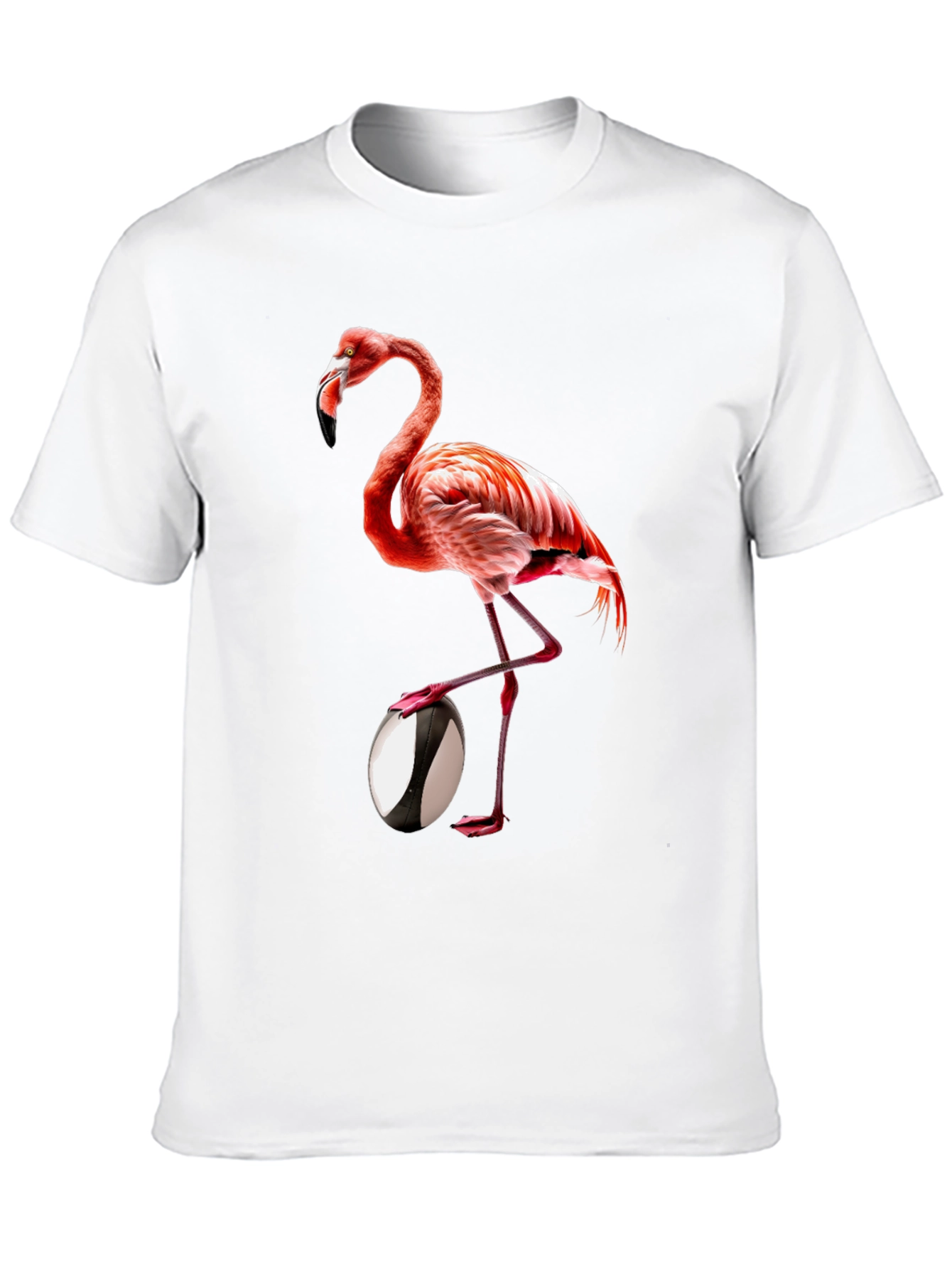 Flamingo Rugby T-Shirt - Unique Design