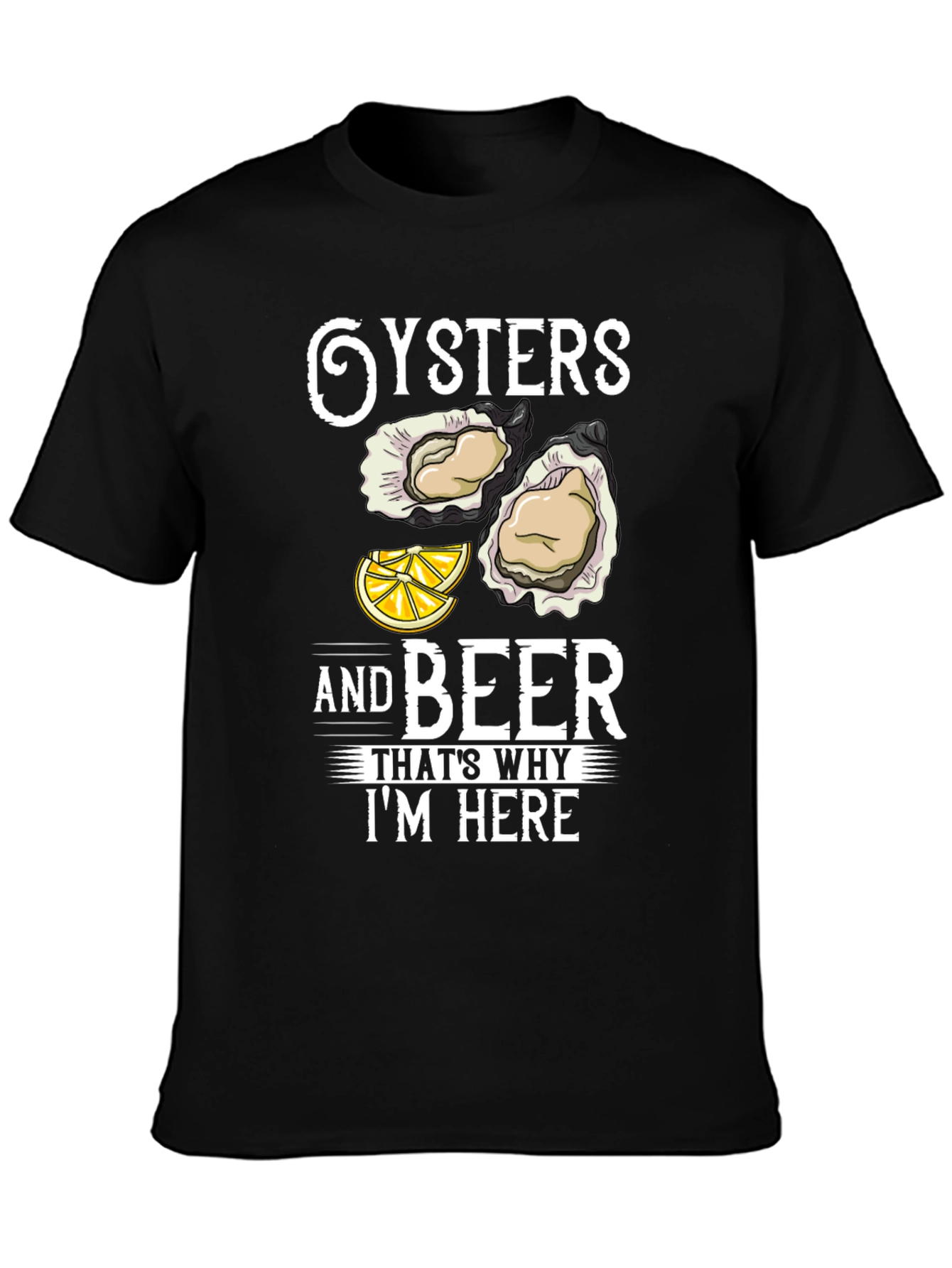 Oysters and Beer Graphic T-Shirt