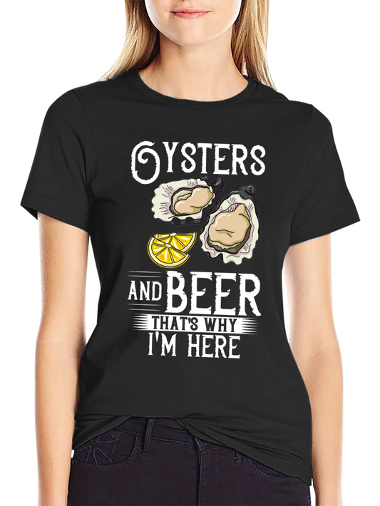 Oysters and Beer Graphic T-Shirt