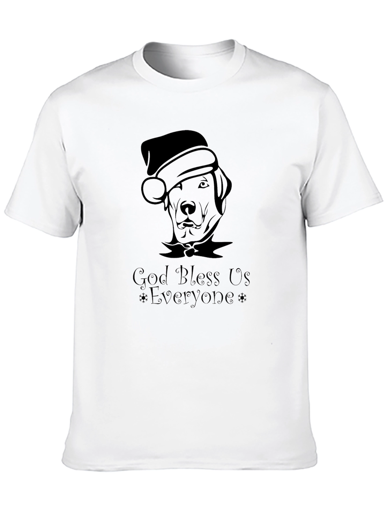 Holiday Dog T-Shirt - God Bless Us Everyone