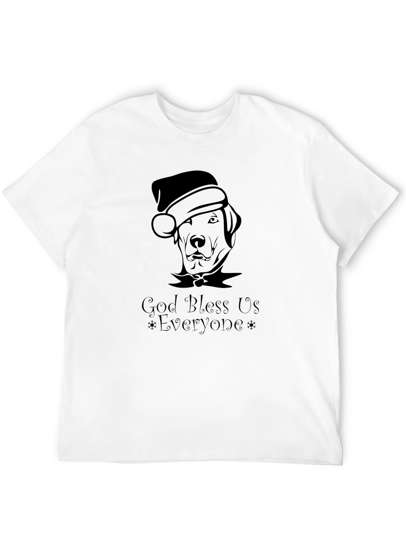Holiday Dog T-Shirt - God Bless Us Everyone