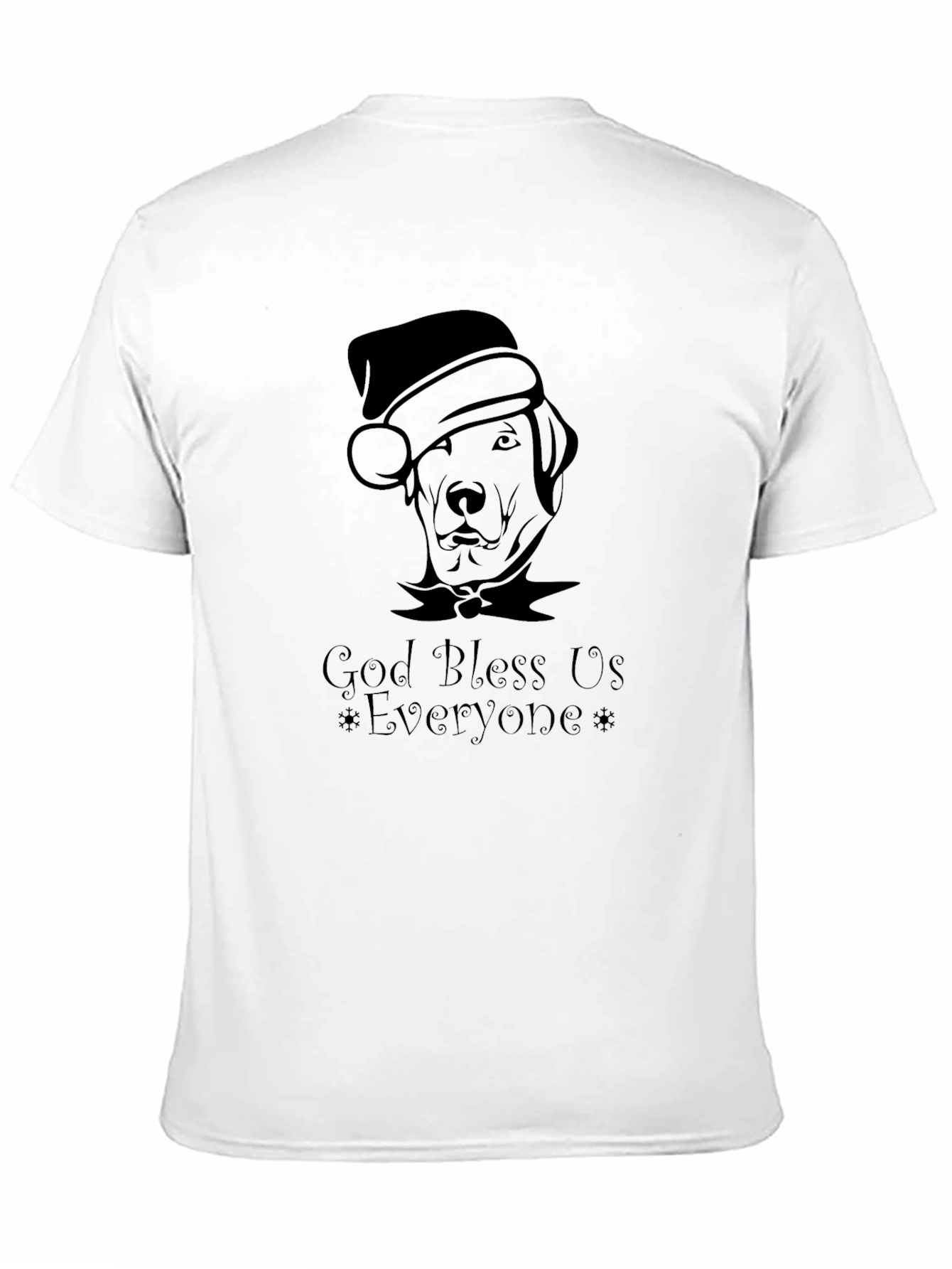 Holiday Dog T-Shirt - God Bless Us Everyone
