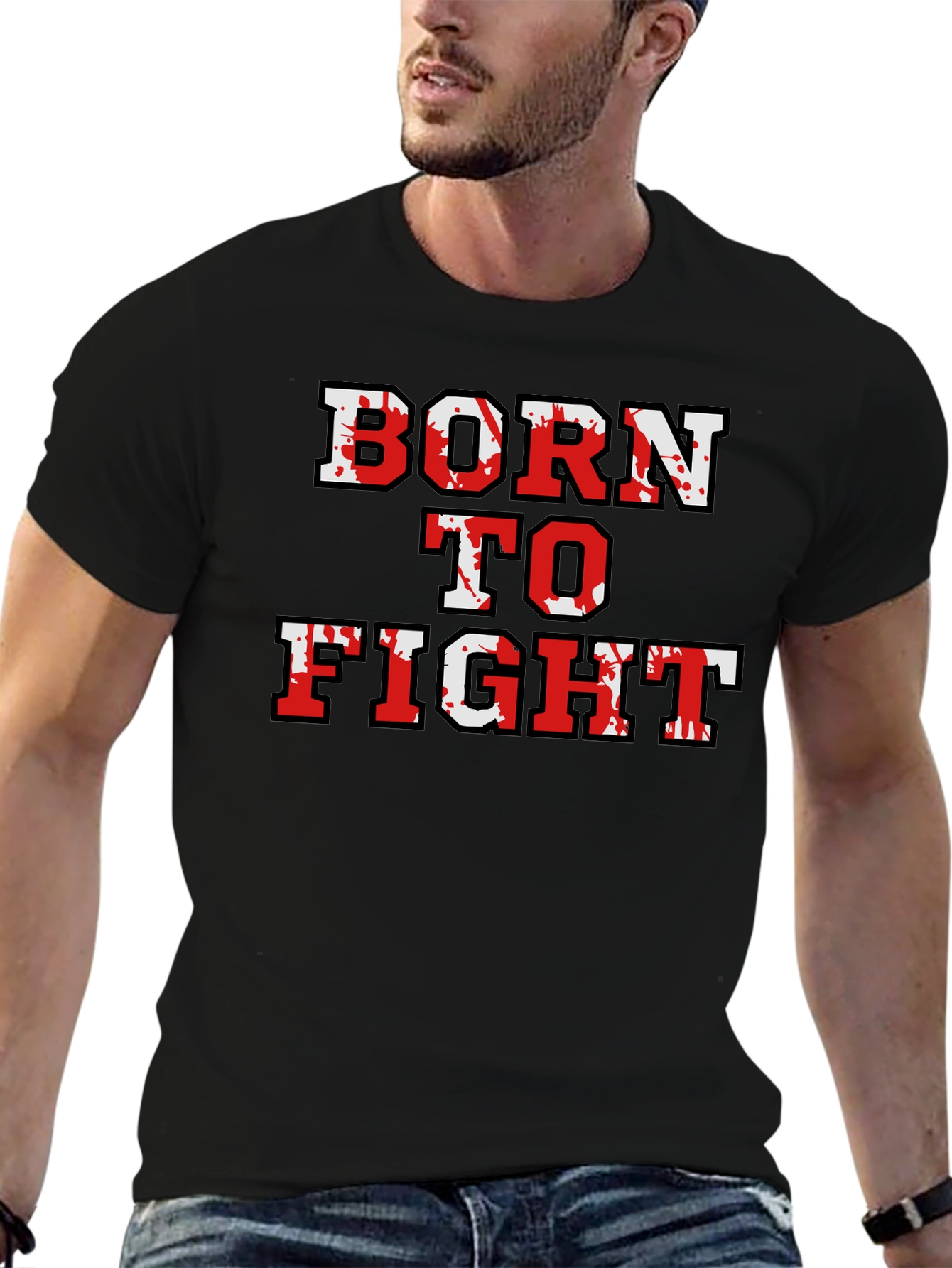 Born To Fight Graphic T-Shirt