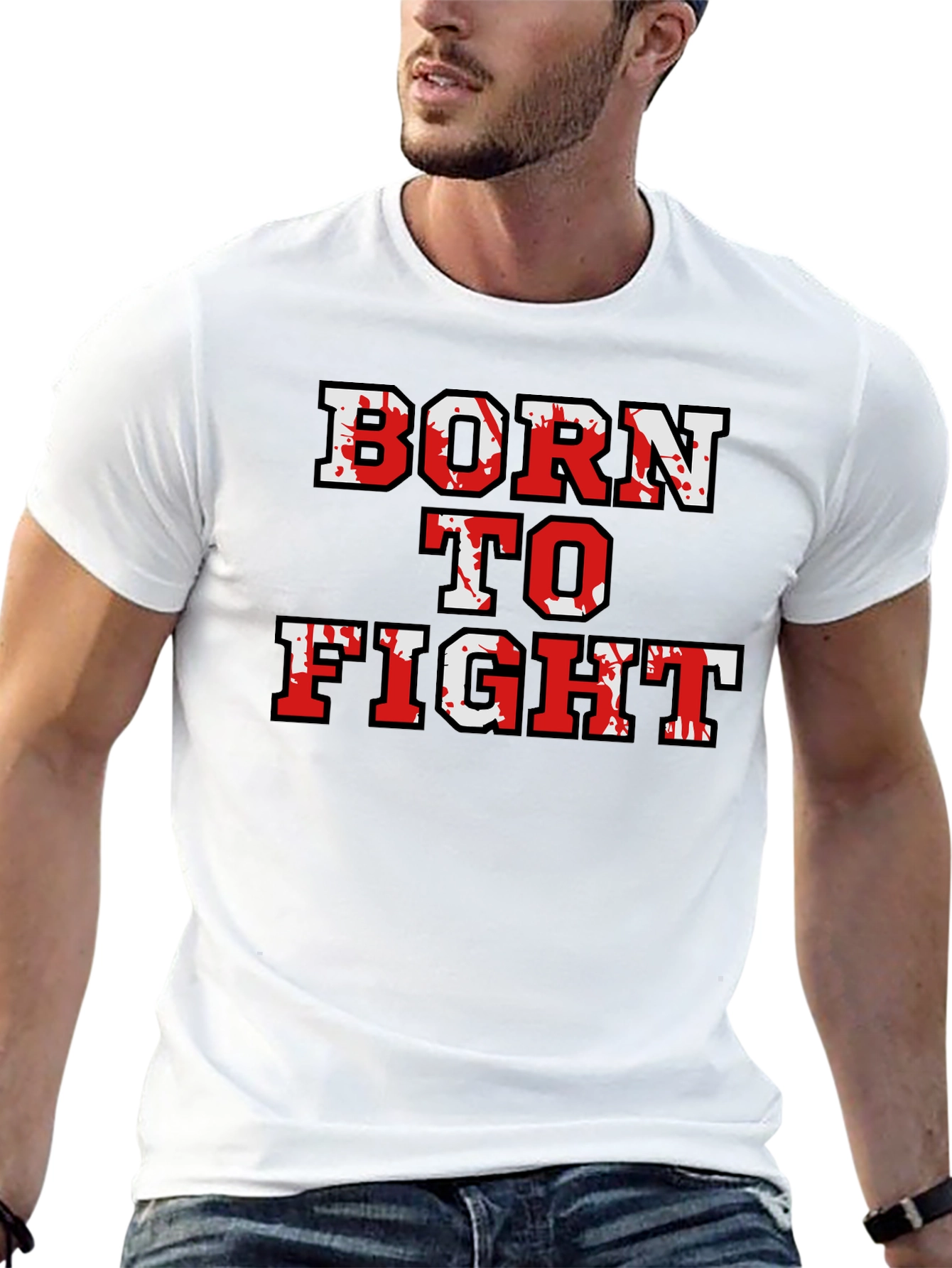 Born To Fight Graphic T-Shirt