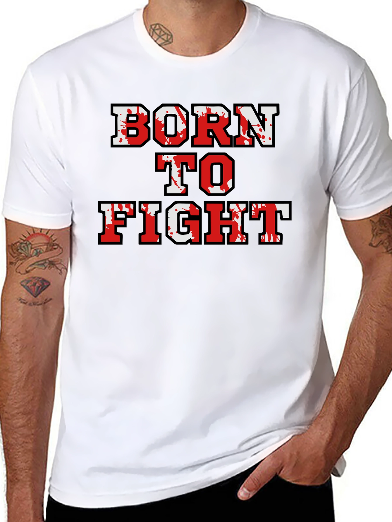 Born To Fight Graphic T-Shirt