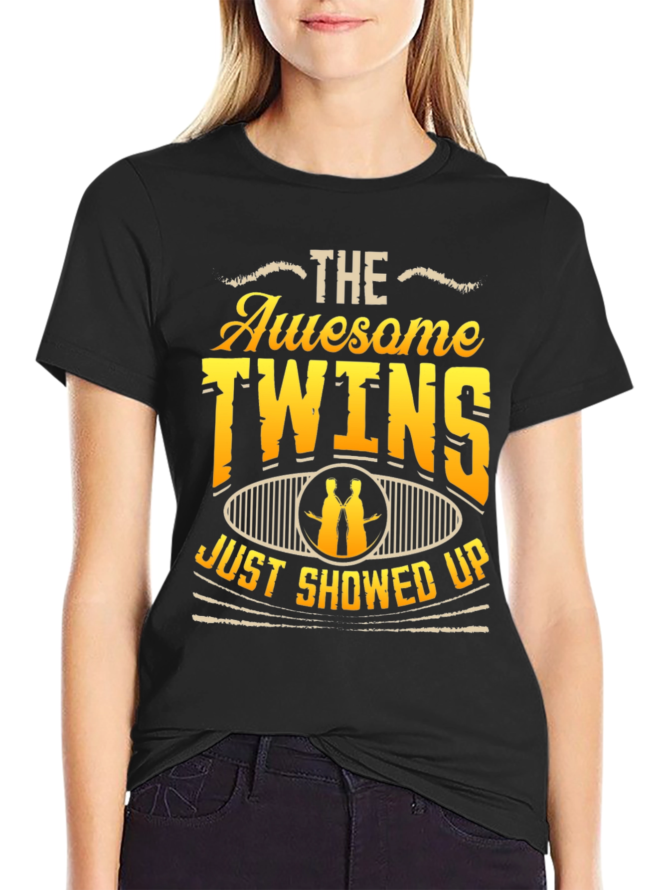 Awesome Twins T-Shirt - Funny Newborn Gift