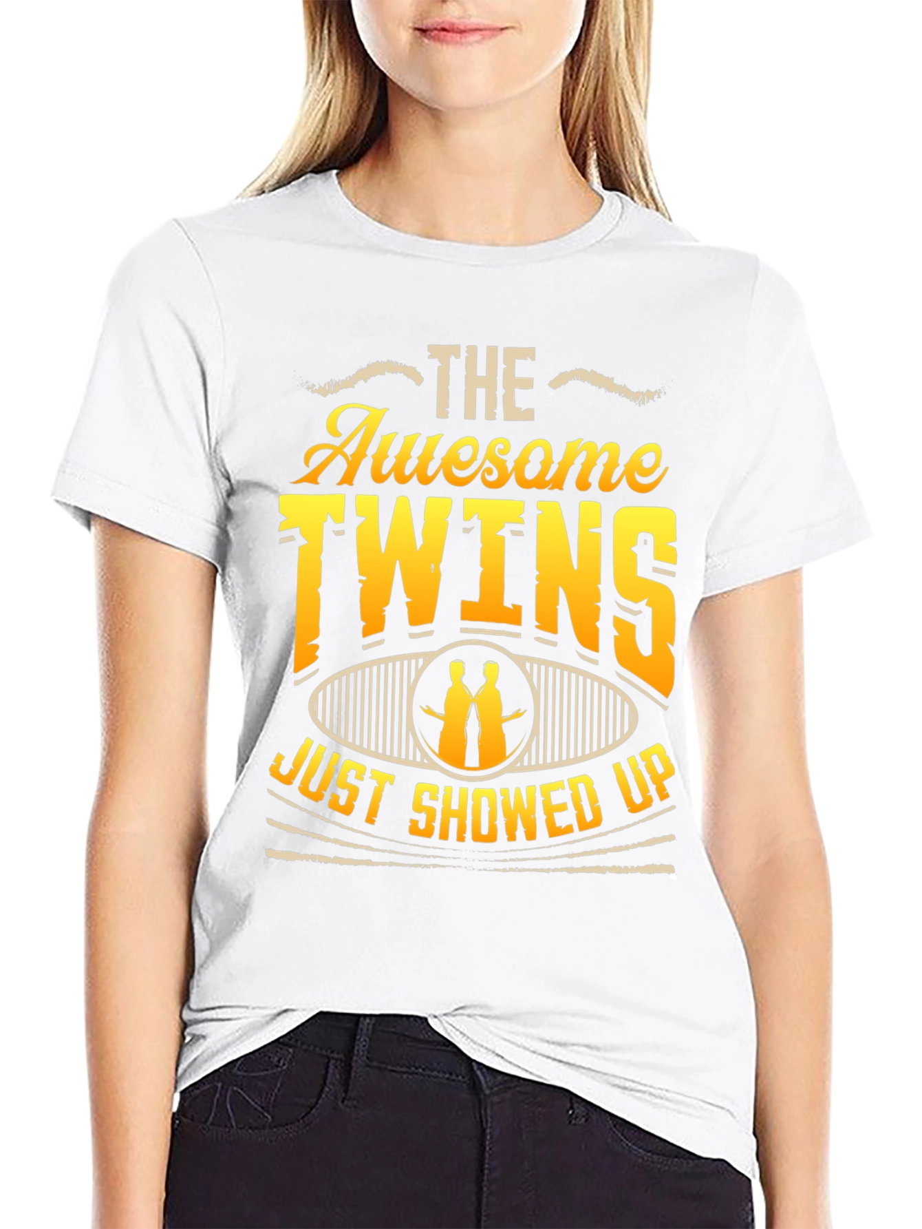 Awesome Twins T-Shirt - Funny Newborn Gift