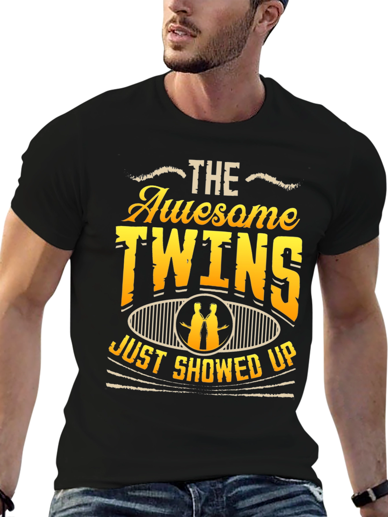 Awesome Twins T-Shirt - Funny Newborn Gift