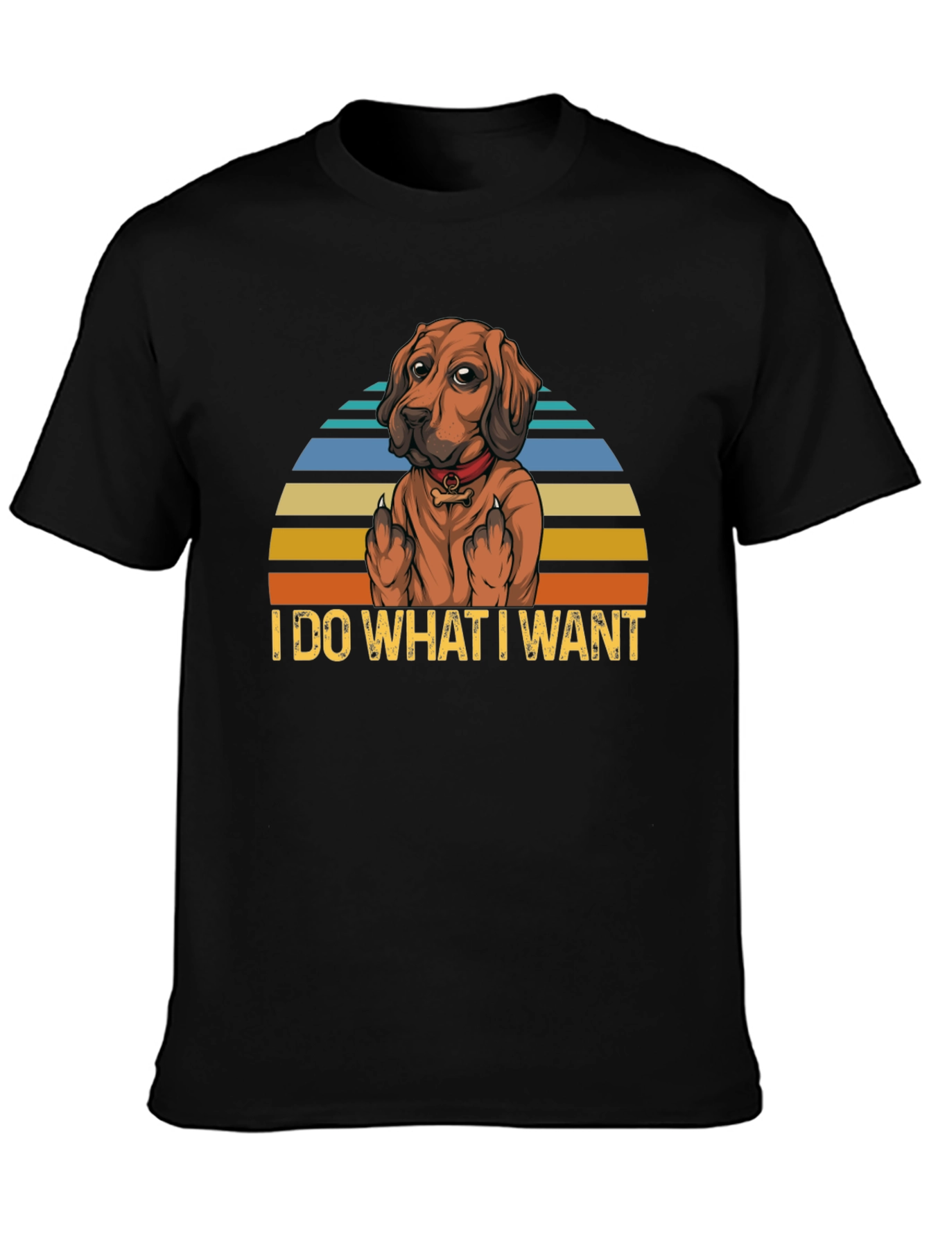I Do What I Want Dog Graphic T-Shirt