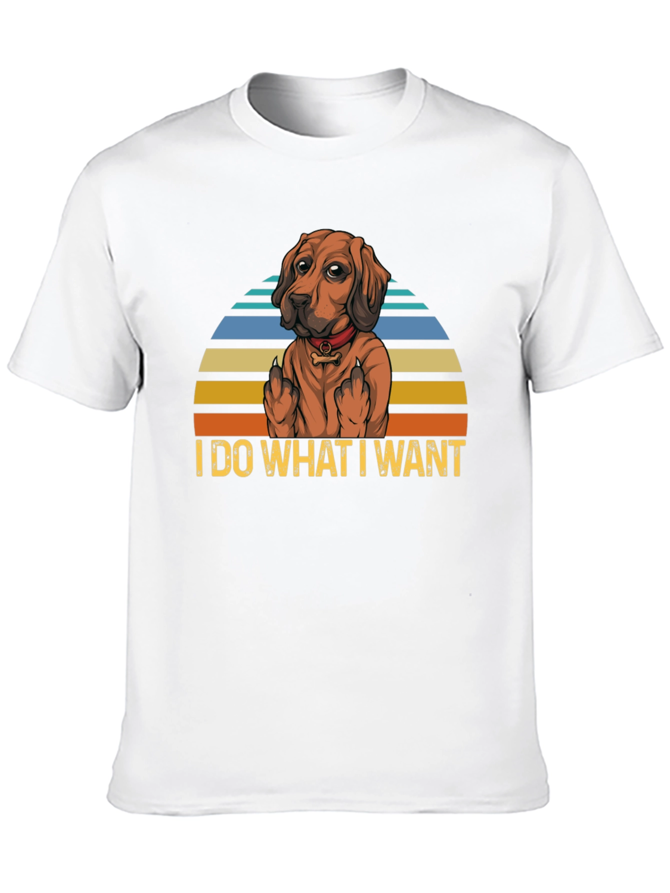 I Do What I Want Dog Graphic T-Shirt