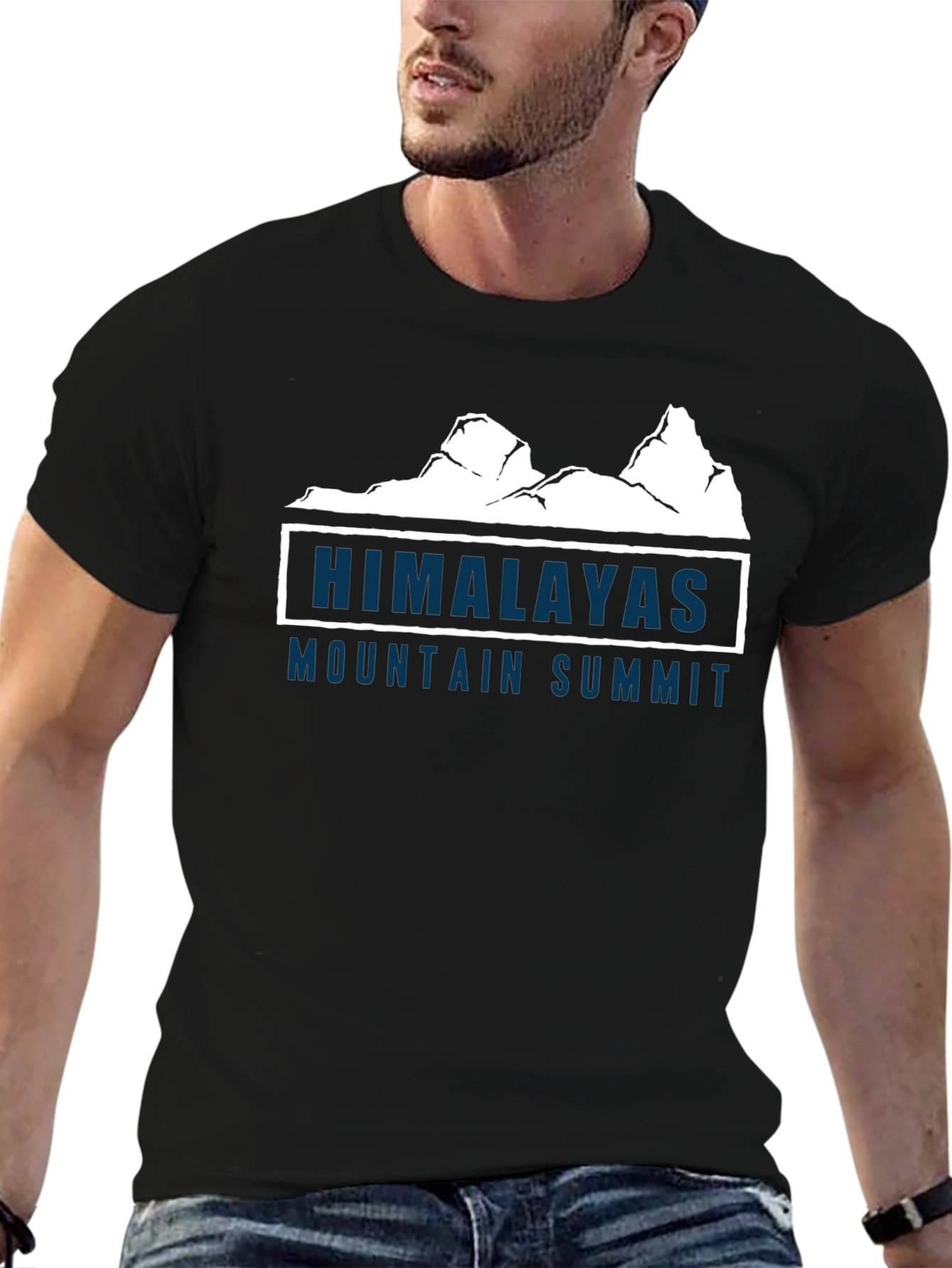 Himalayas Mountain Summit Graphic T-Shirt