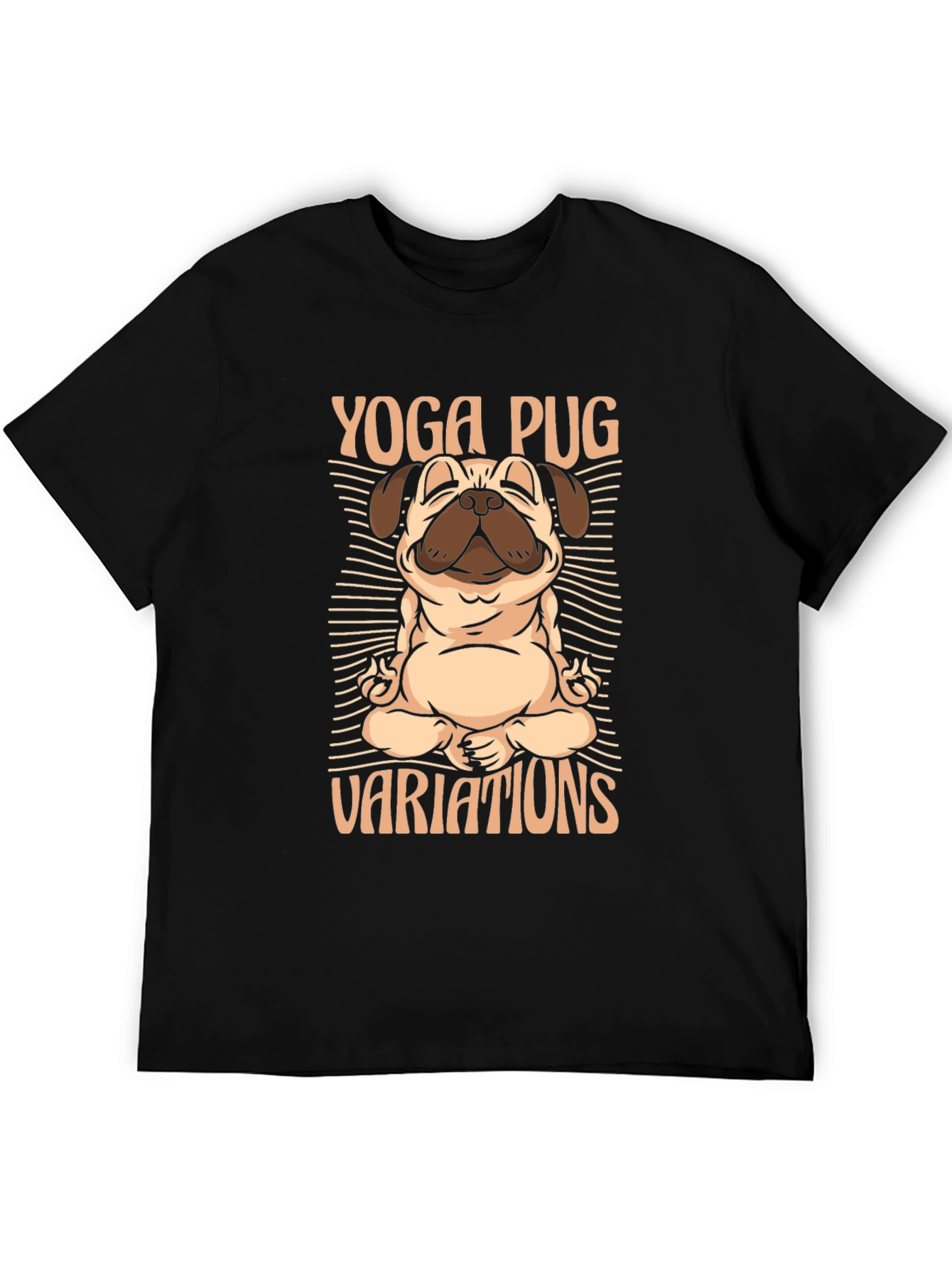 Yoga Pug T-Shirt - Funny Dog Design